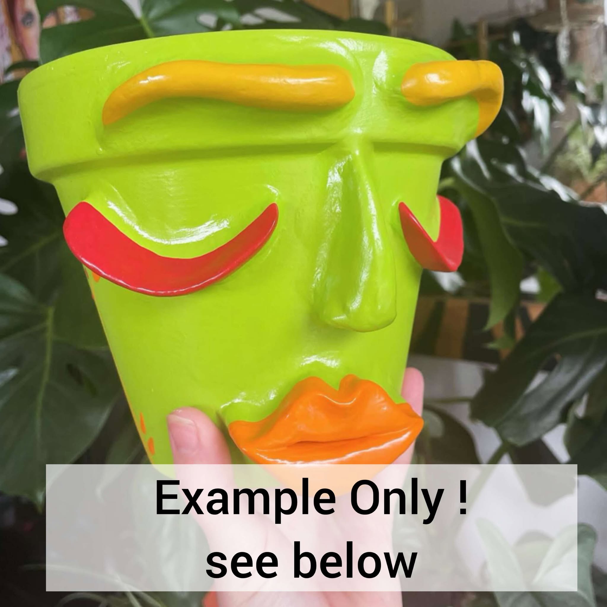 Happy Face Plant Pot - SMALL