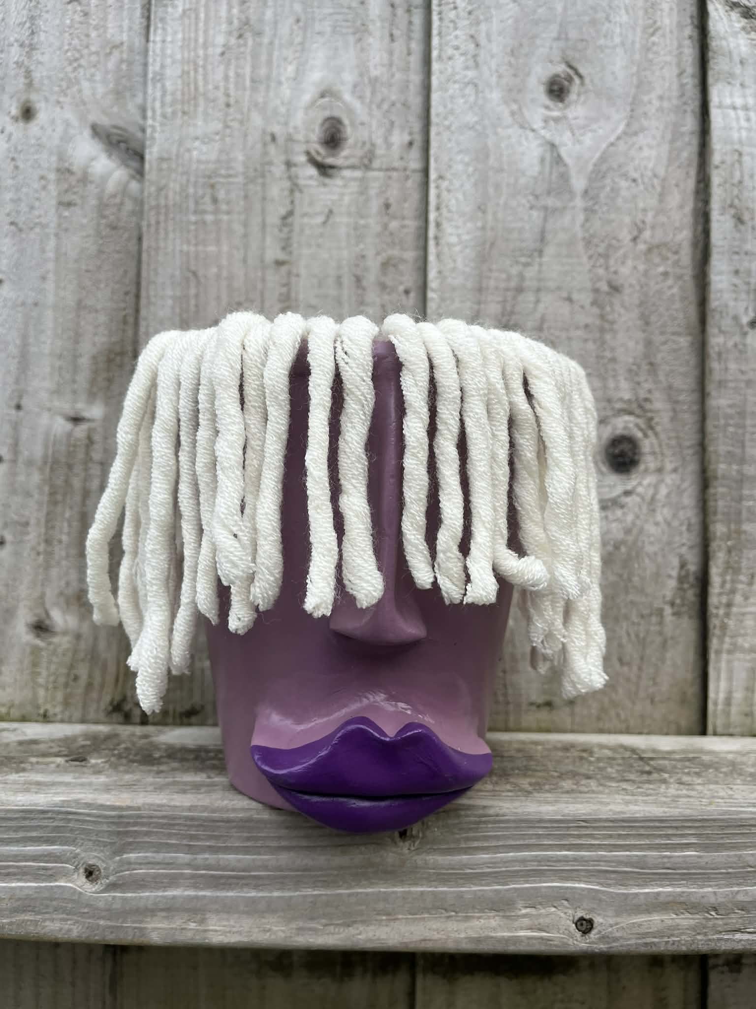 Medium Purple Hair Pot