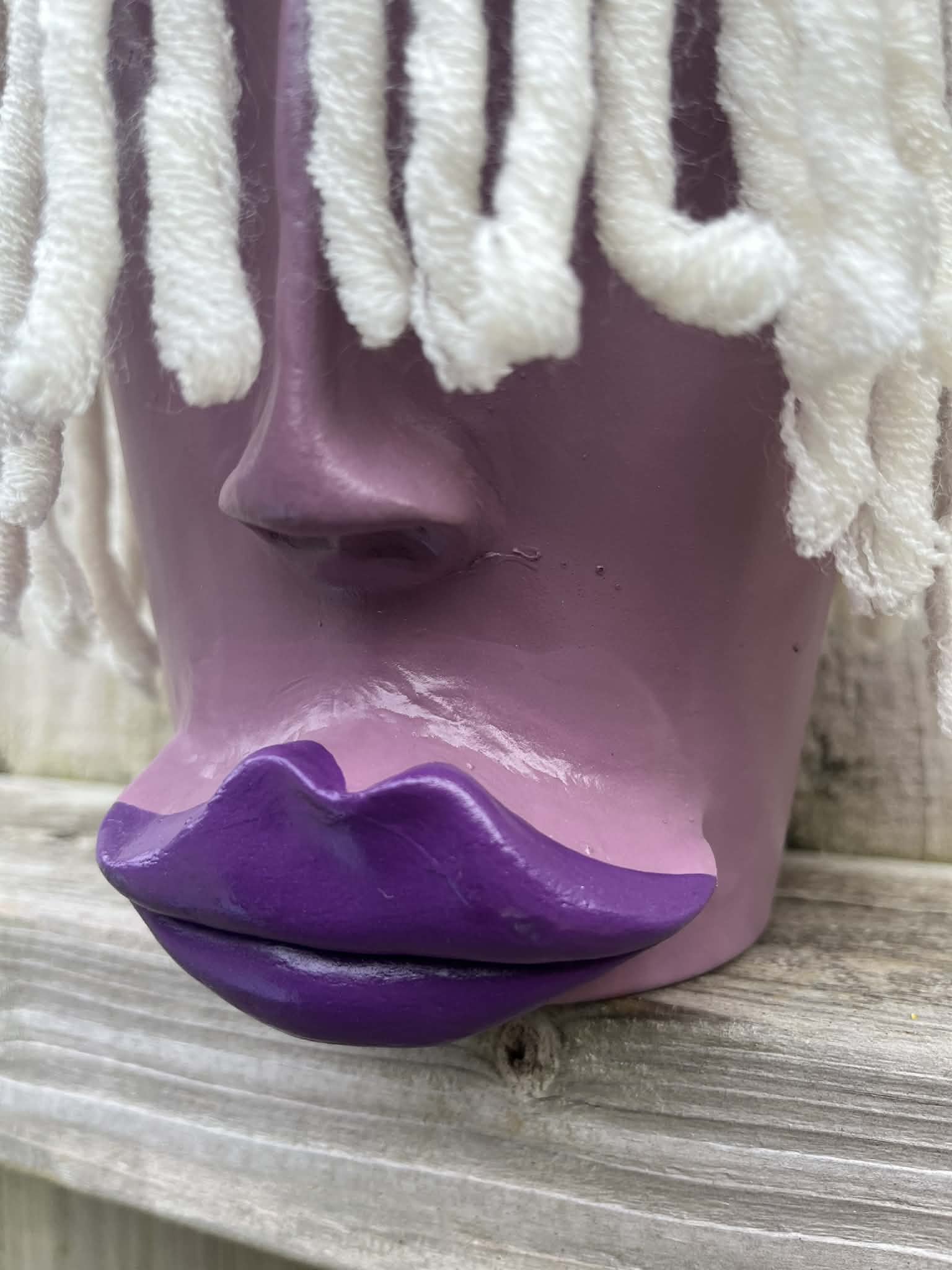 Medium Purple Hair Pot