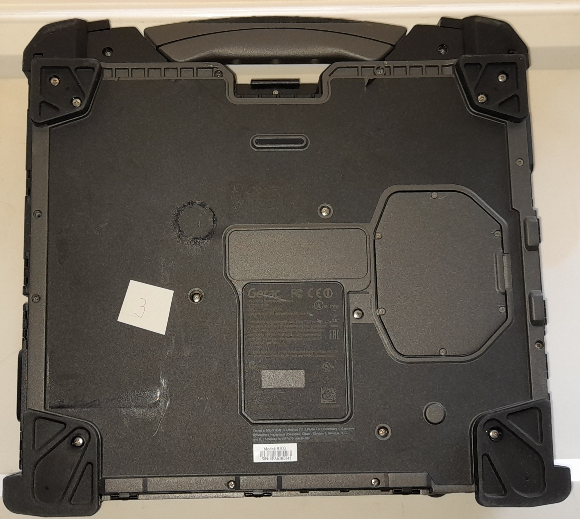 FULLY RUGGED GETAC B300 G5 i5 2.6GHz 16GB RAM NEW 1TB SSD HDMI TOUCHSCREEN WiFi - ONLY 5 HOURS USED