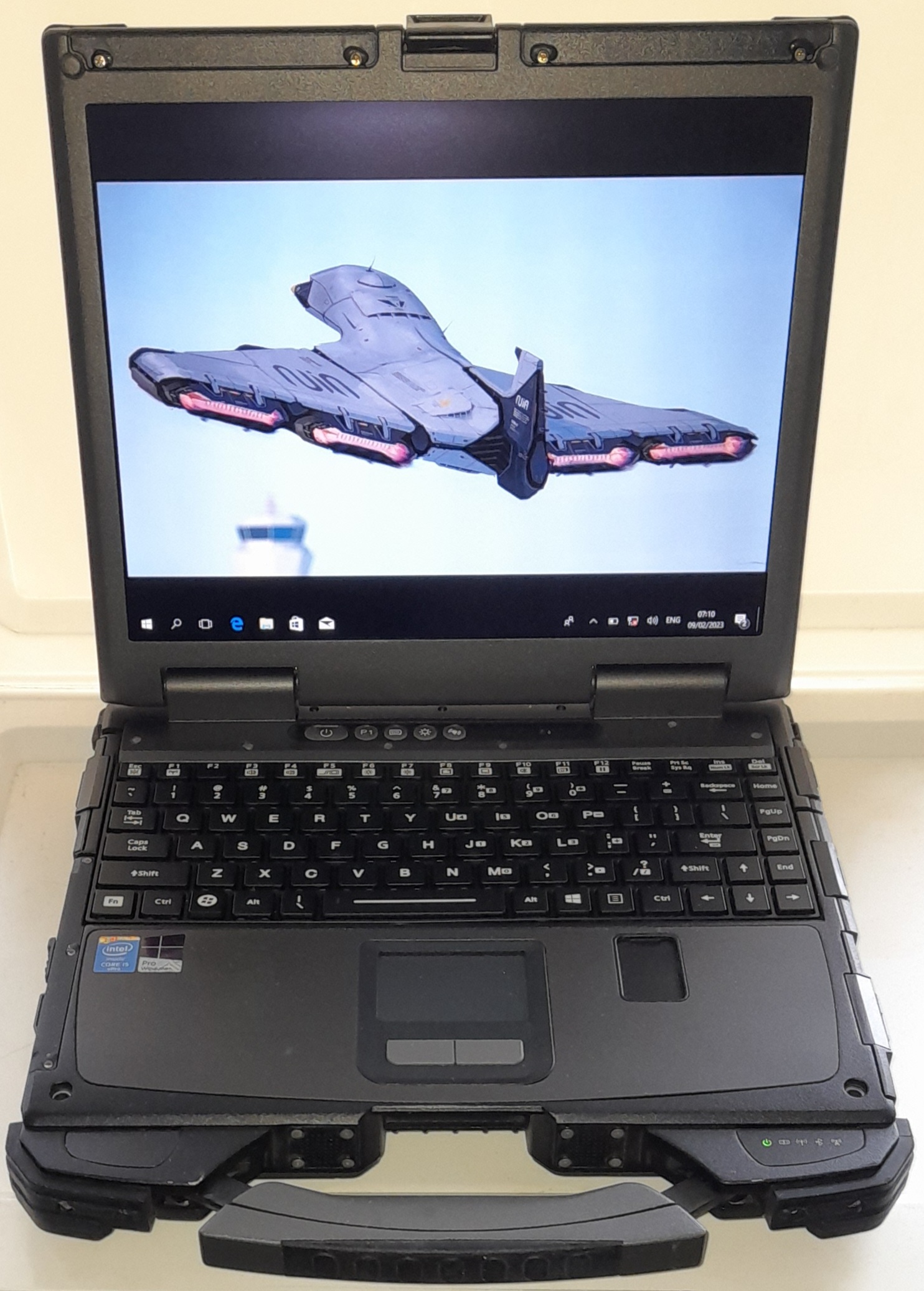 FULLY RUGGED GETAC B300 G5 i5 2.6GHz 16GB RAM NEW 1TB SSD HDMI TOUCHSCREEN WiFi - ONLY 5 HOURS USED