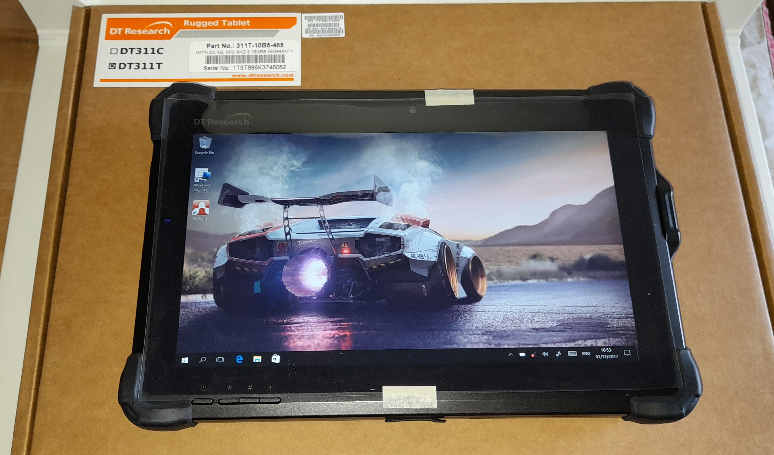 DT RESEARCH DT311T TABLET WITH FULL HD TOUCHSCREEN NEW 1TB SSD 8GB RAM