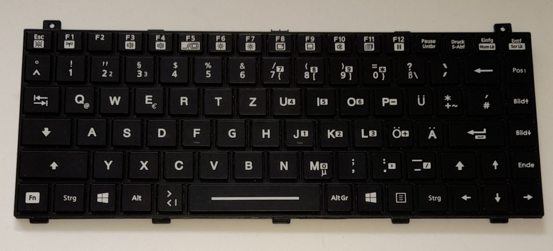 GETAC V110 GERMAN-QWERTZ KEYBOARD WITH RED BACK LIT