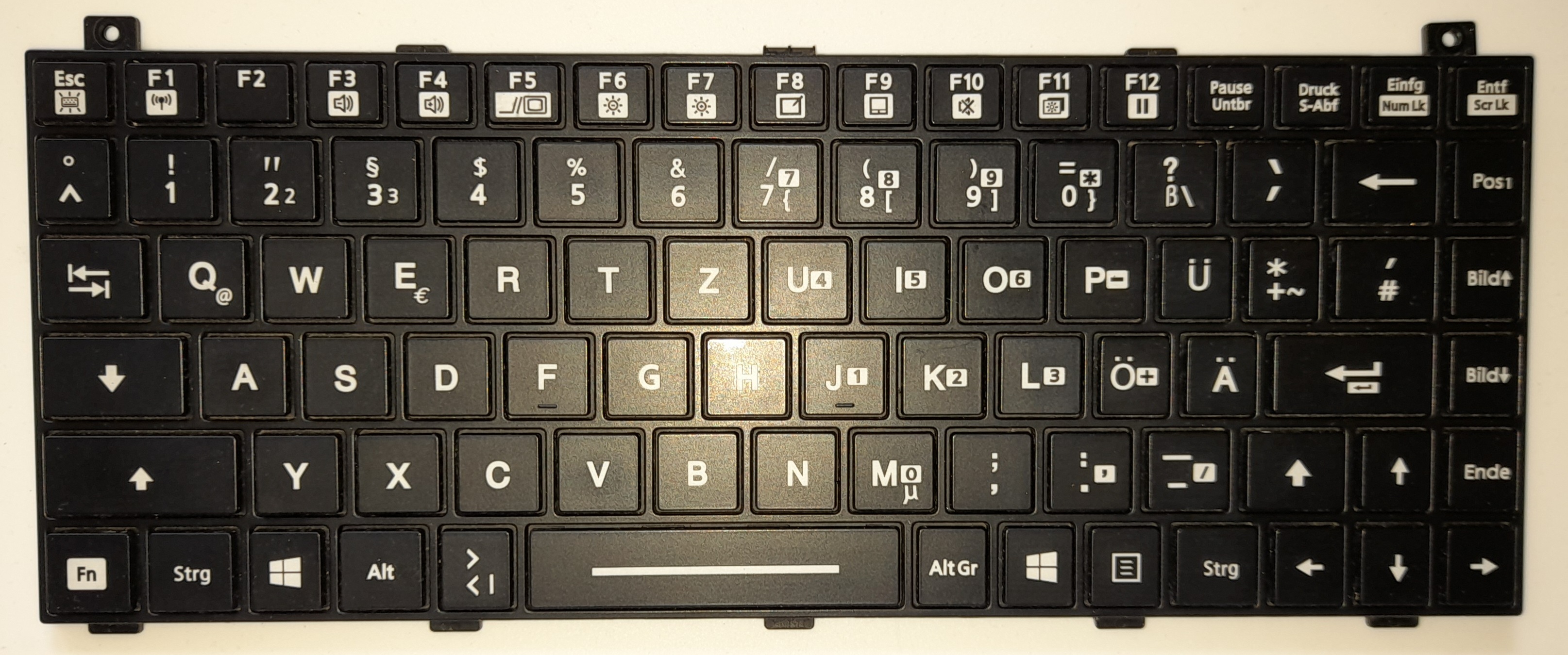 GETAC V110 GERMAN-QWERTZ KEYBOARD WITH RED BACK LIT