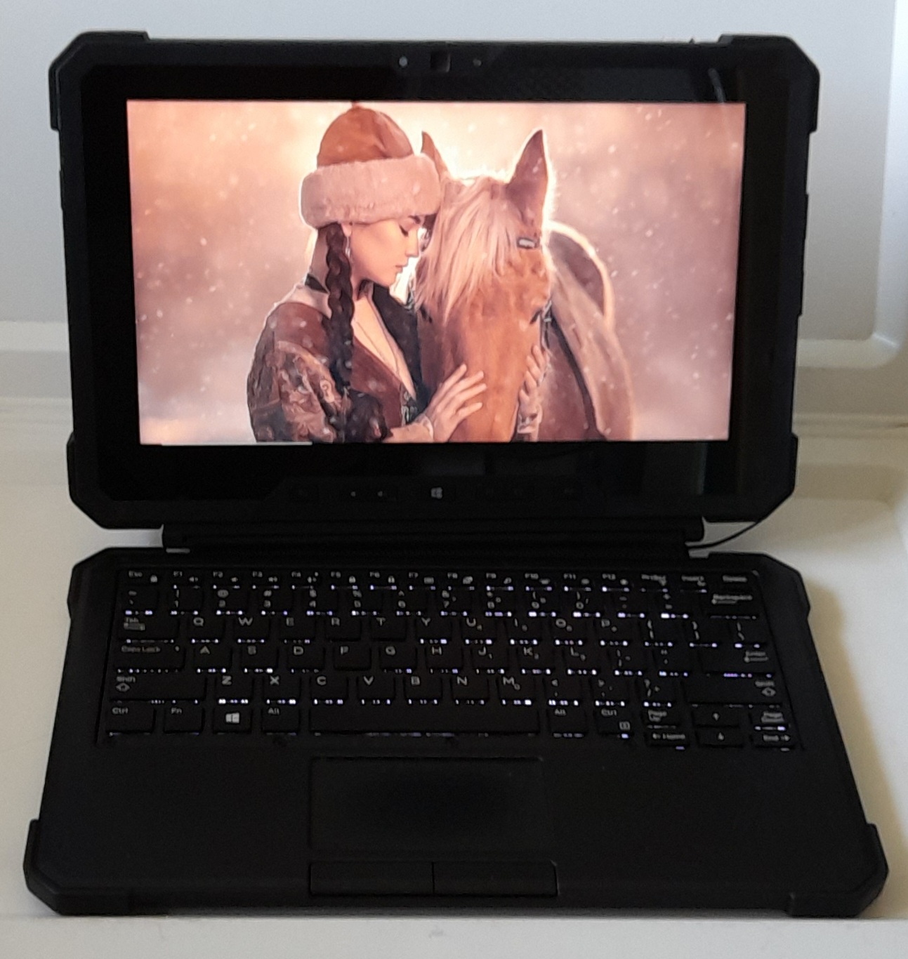 FULLY RUGGED DELL 7202 CORE M WITH NEW 1TB SSD 8GB RAM 4G-LTE SIMCARD BACKLIT KEYBOARD