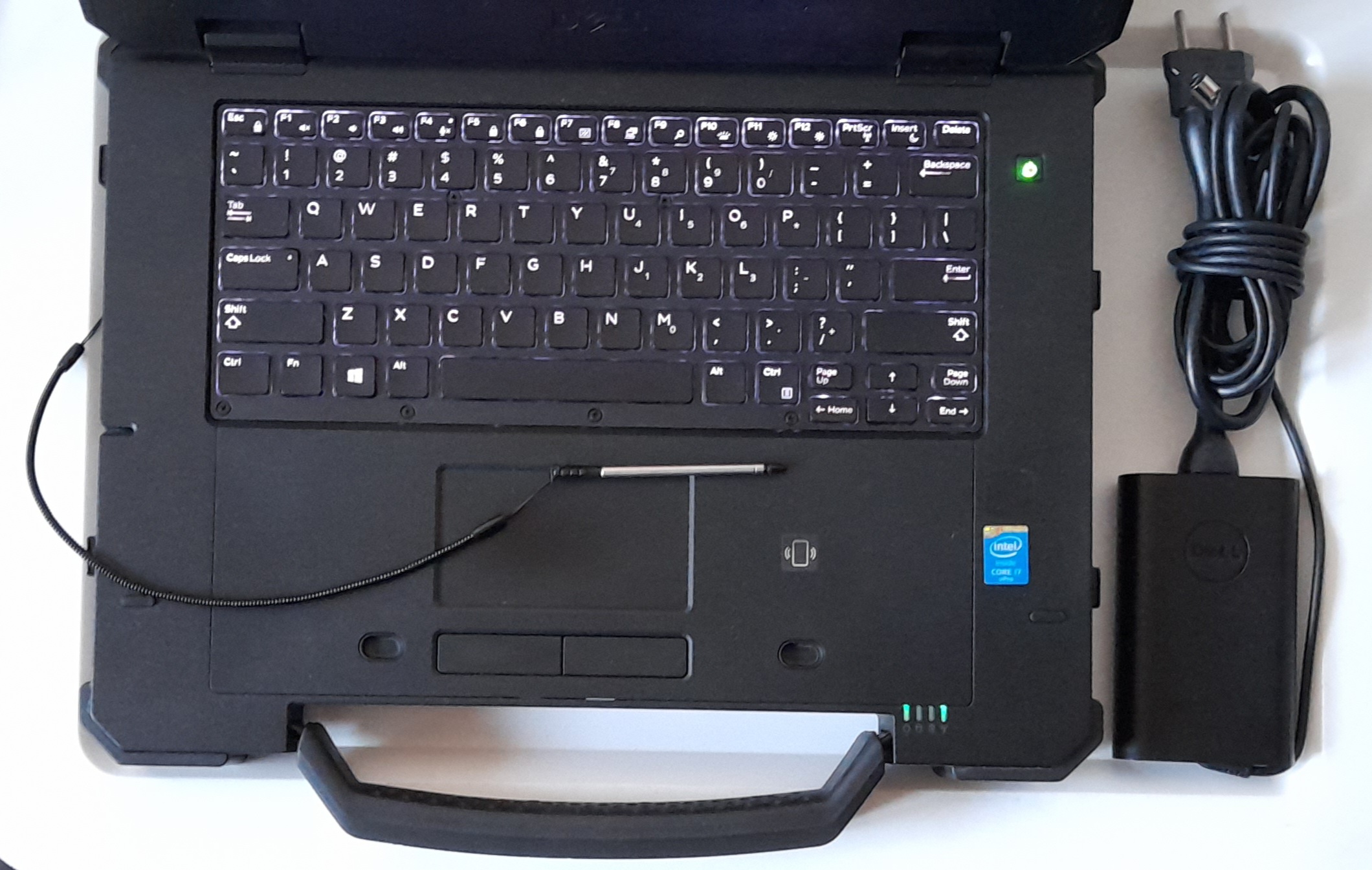 FULLY RUGGED DELL EXTREME 7404 CORE i7 WITH 16GB RAM/NEW 256GB SSD/HDMI/TOUCHSCREEN/BLUETOOTH/WIFI