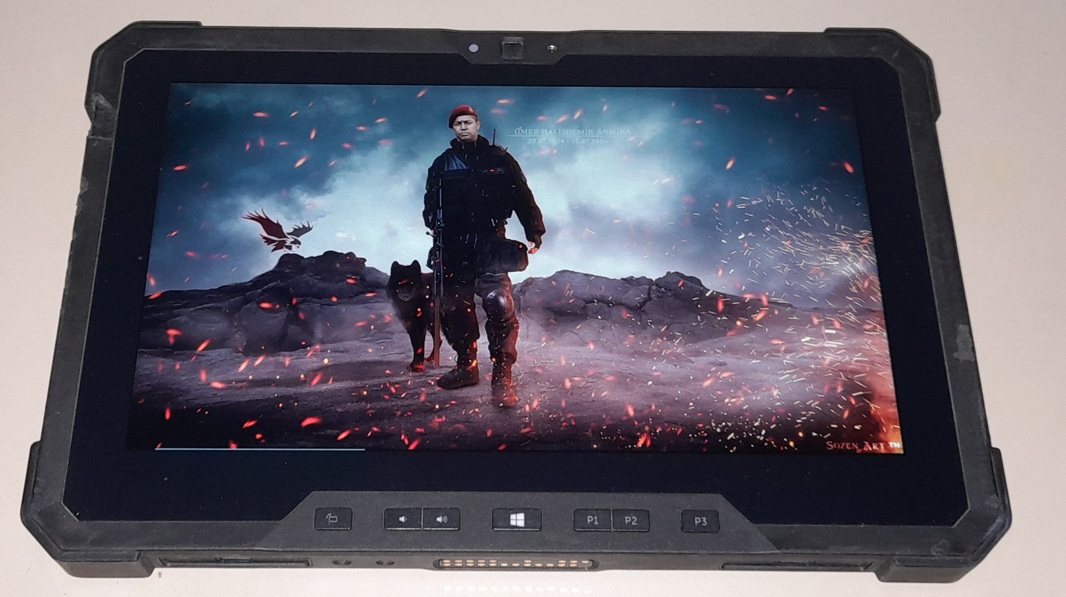 FULLY RUGGED DELL 7212 CORE i5 WITH NEW KEYBOARD 8GB RAM 4G-LTE SIMCARD NEW MOUSE NEW STAND