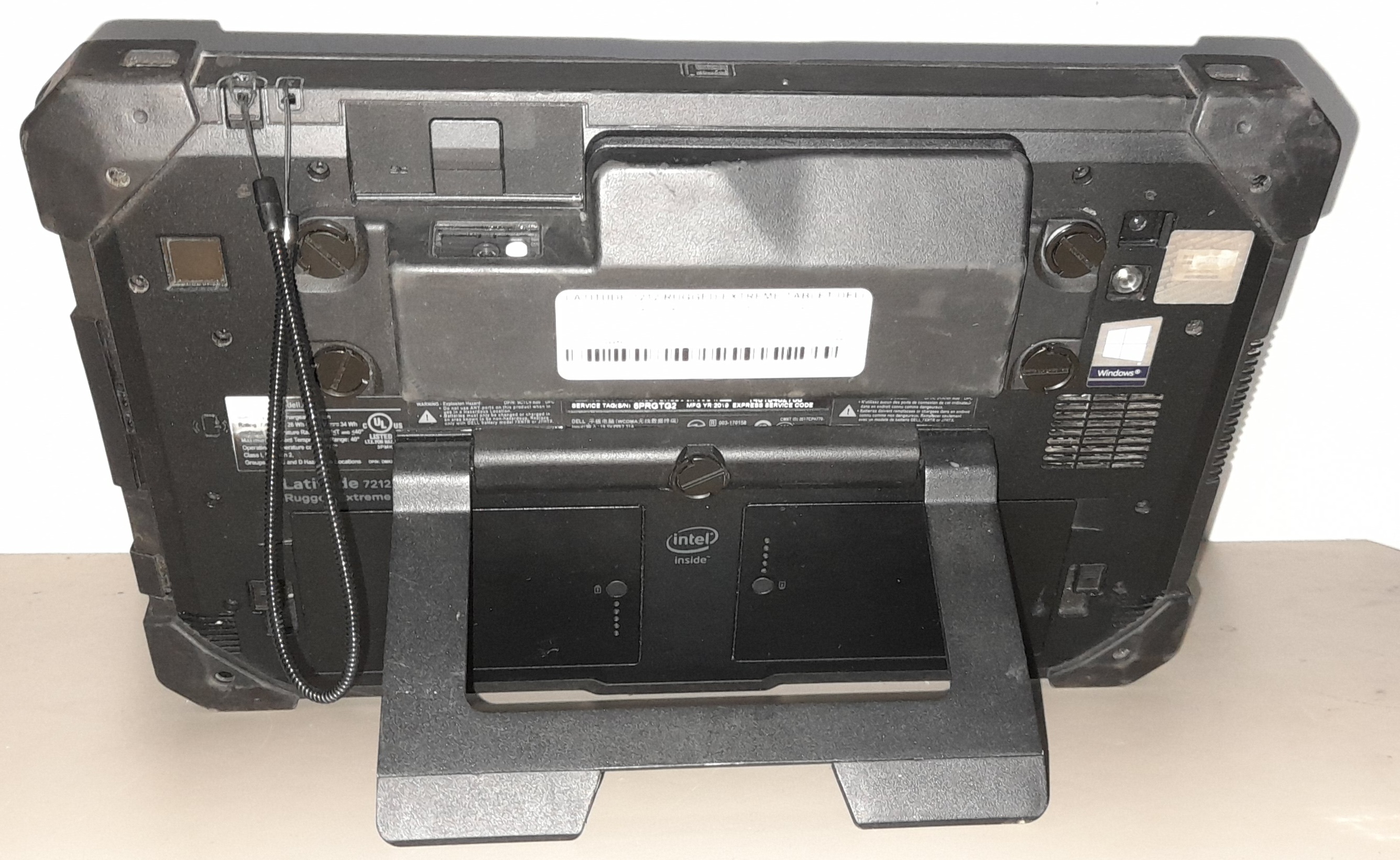 FULLY RUGGED DELL 7212 CORE i7 WITH NEW BACKLIT KEYBOARD 16GB RAM 4G-LTE SIMCARD GPS