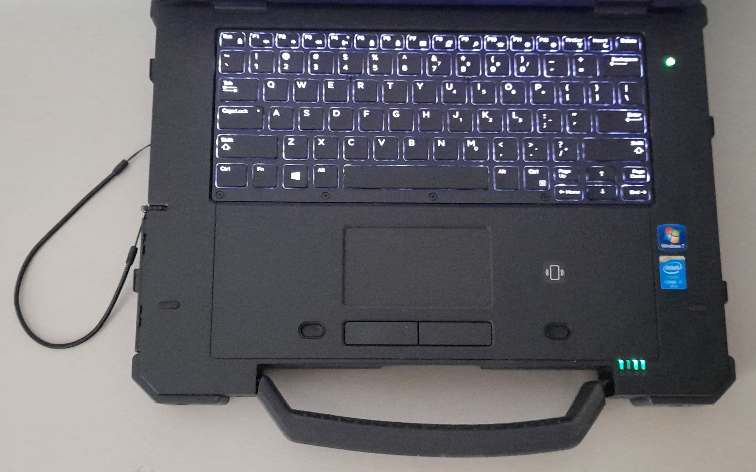 FULLY RUGGED DELL EXTREME 7404 CORE i7 WITH 16GB RAM/NEW 256GB SSD/HDMI/TOUCHSCREEN/BLUETOOTH/WIFI
