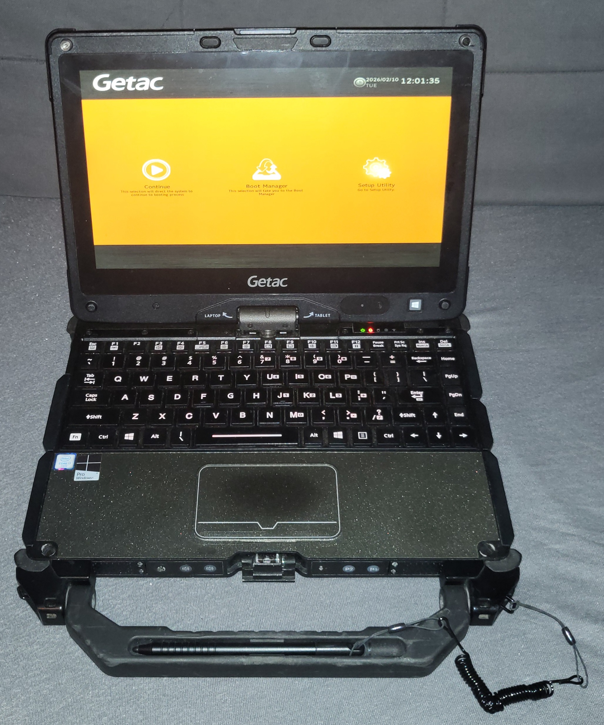 GETAC V110 G3 CORE i7 8GB RAM/256GB SSD/HDMI WINDOWS 11/GPS 