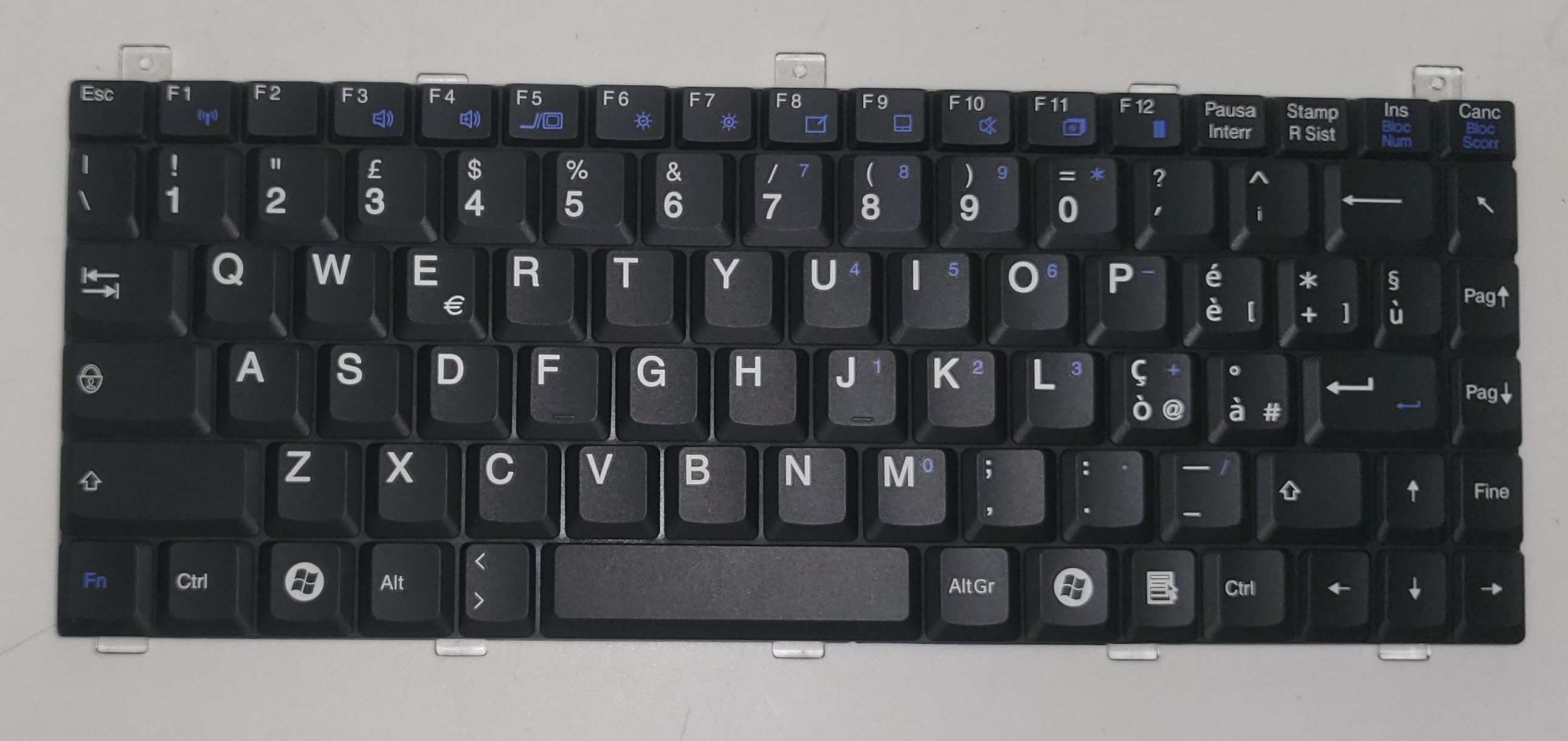 Brand New Genuine Getac V110 / Getac V100 Keyboard With Italian QWERTY Layout And Backlit