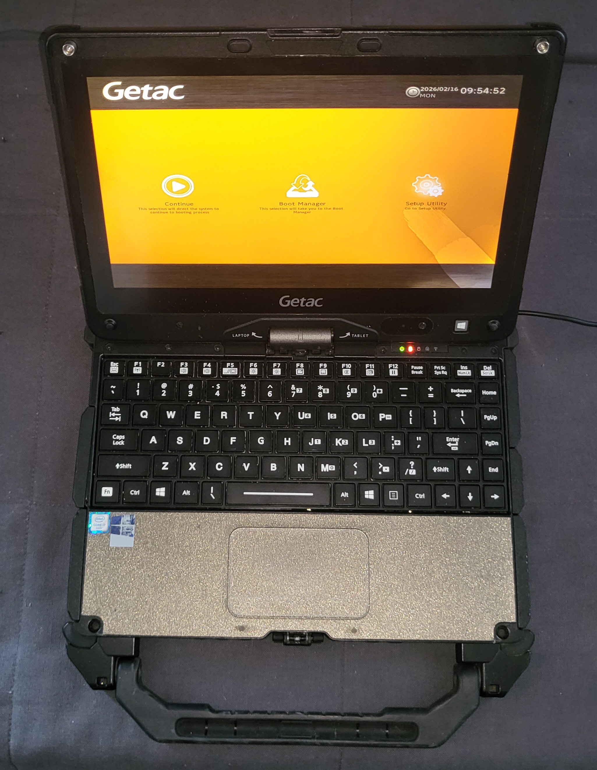 FULLY RUGGED GETAC V110 G3 CORE i7 WITH 8GB RAM/128GB SSD/HDMI WINDOWS 11/GPS