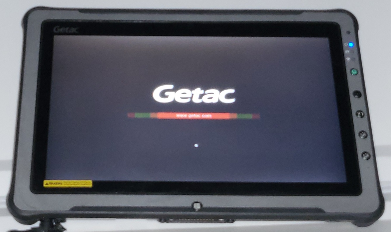 FULLY RUGGED GETAC F110 i5/NEW BATTERY/128GB SSD/4G-LTE/BARCODE SCANNER