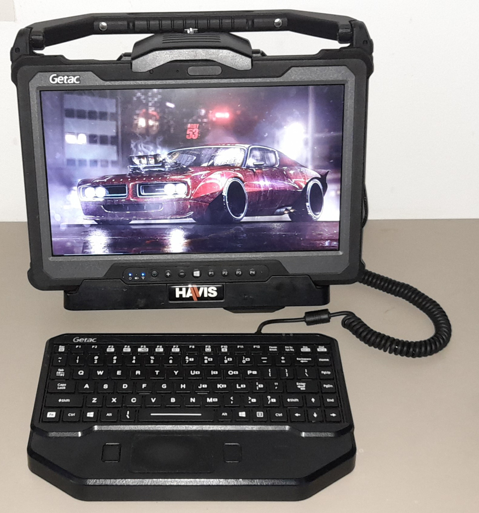 FULLY RUGGED GETAC A140 - 14" Intel Core i7 - 32GB RAM - 256GB SSD, DOCKING STATION, BACKLIT KEYBOARD