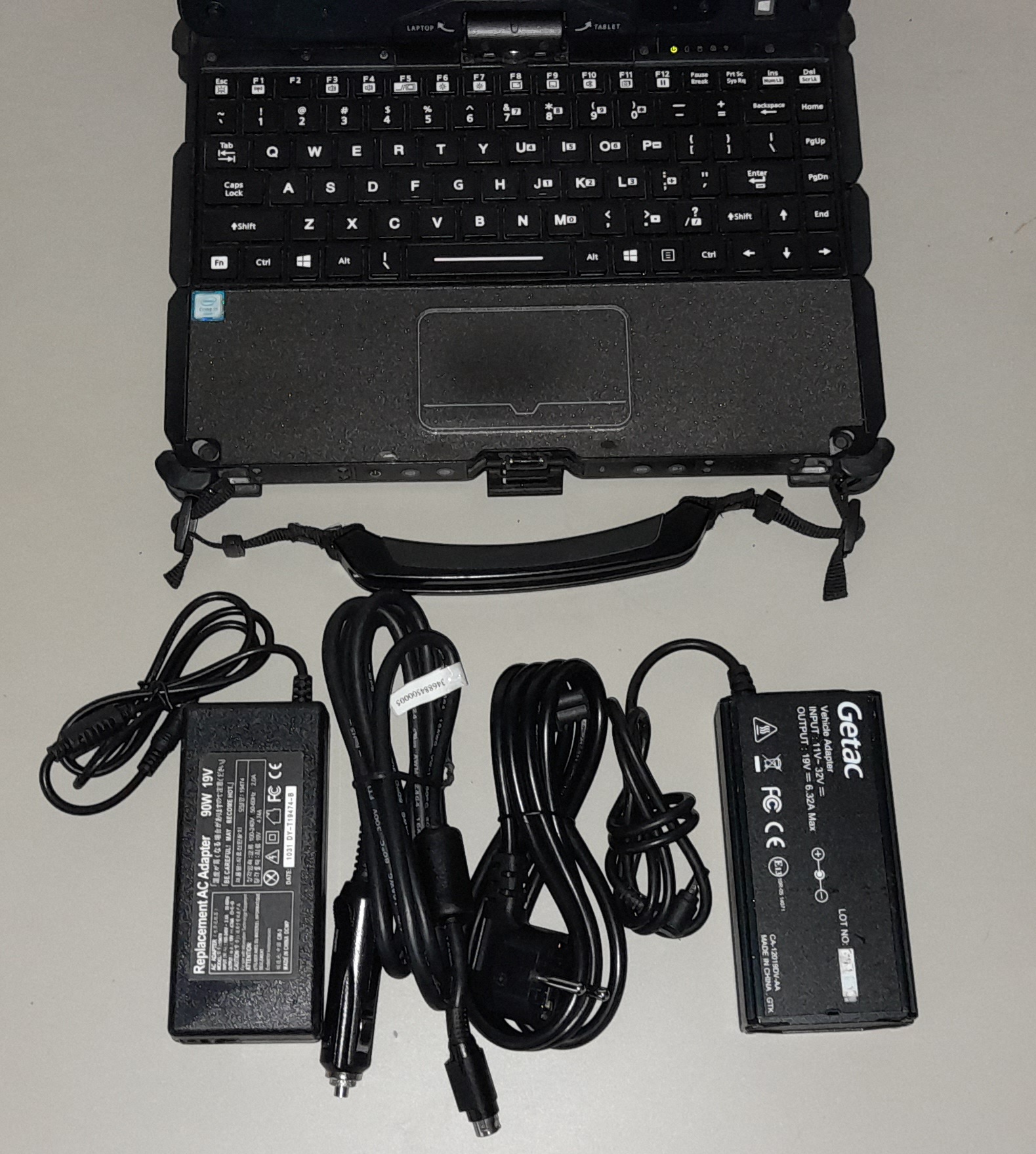 FULLY RUGGED GETAC V110 G3 CORE i7 WITH NEW 40GB RAM/NEW 1TB SSD / HDMI WINDOWS 11 GPS SIM CARD