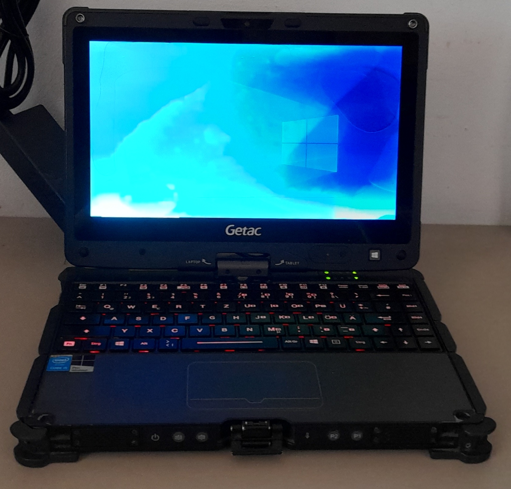 FULLY RUGGED GETAC V110 G2 CORE i5 WITH 8GB RAM/HDMI WINDOWS 11/SIM CARD/BACKLIT KEYBOARD