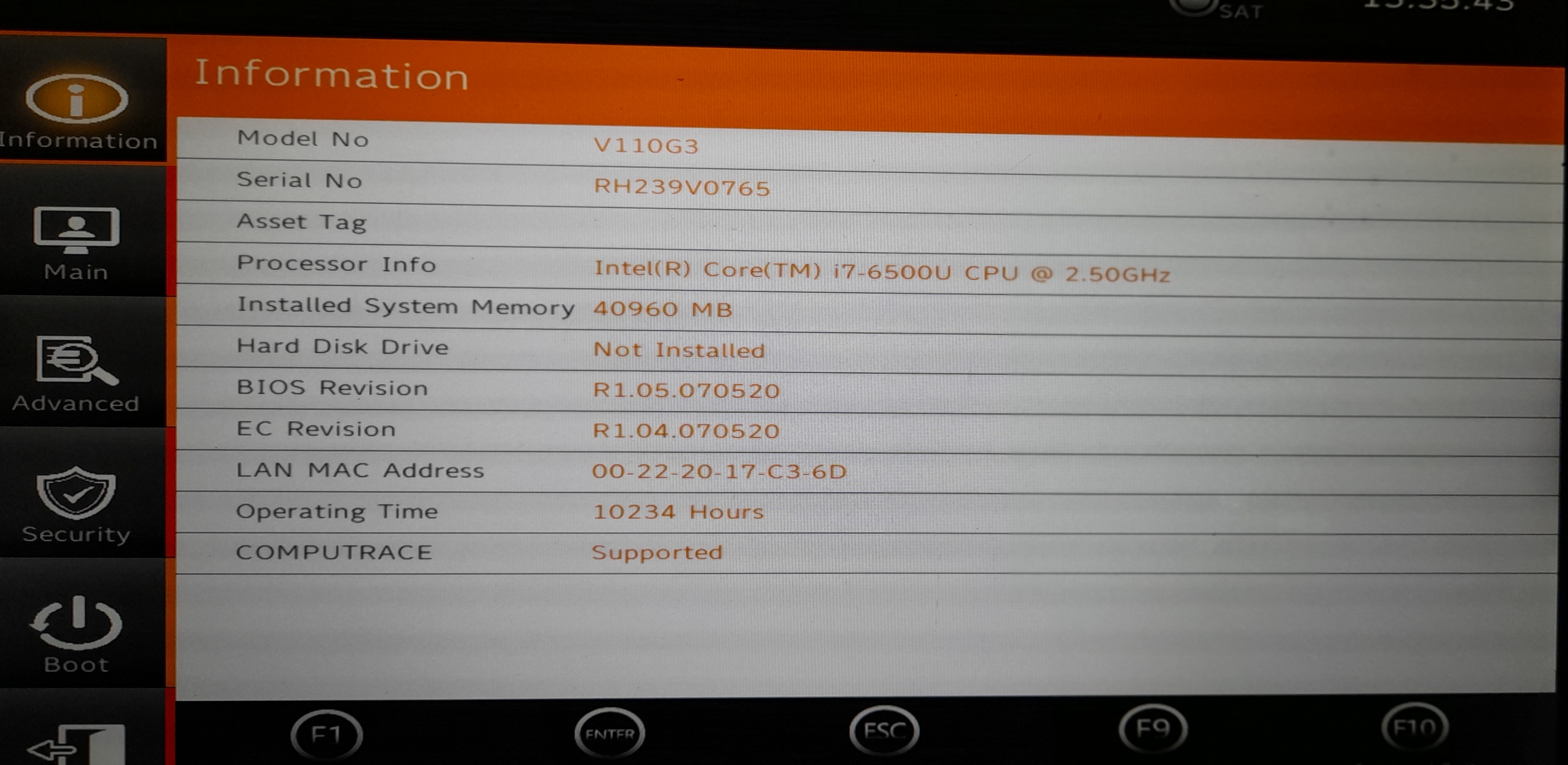 FULLY RUGGED GETAC V110 G3 CORE i7 WITH NEW 40GB RAM/NEW 1TB SSD / HDMI WINDOWS 11 GPS SIM CARD
