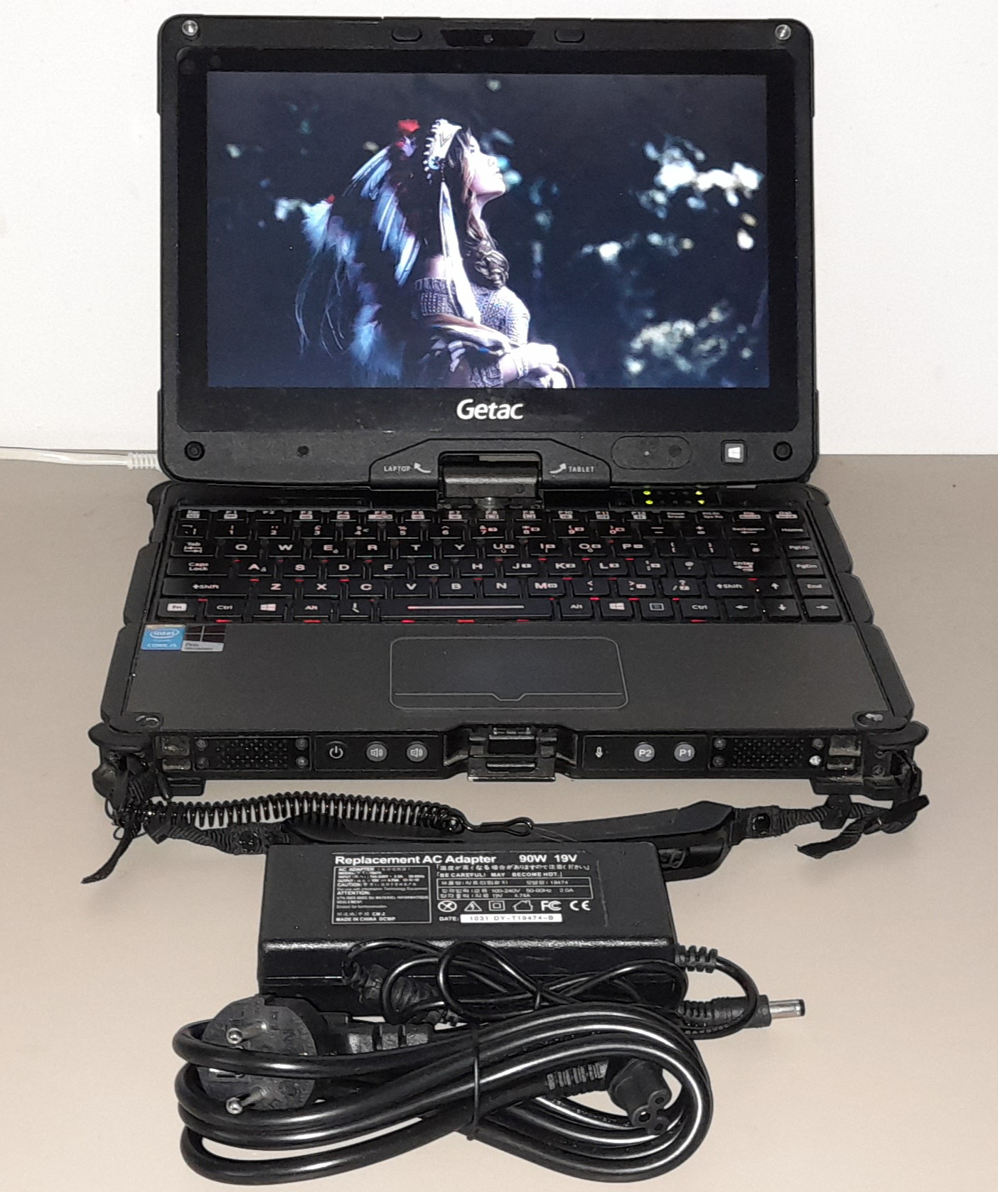 FULLY RUGGED GETAC V110 G2 CORE i5 WITH NEW 12GB RAM/NEW 1TB SSD/HDMI WINDOWS 11 GPS/SIM CARD/BLUETOOTH