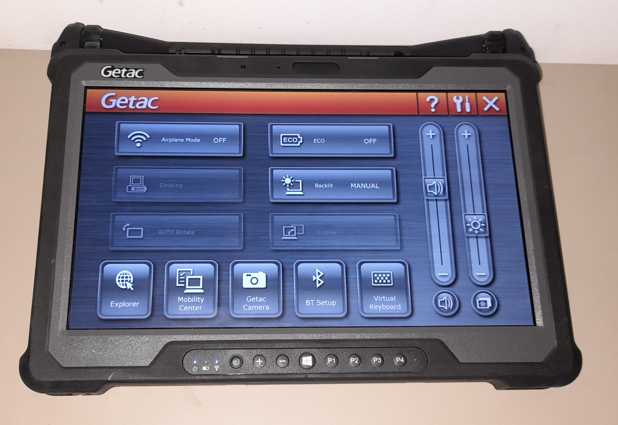 FULLY RUGGED GETAC A140 - 14" Intel Core i7 - 32GB RAM - 256GB SSD, DOCKING STATION, BACKLIT KEYBOARD 