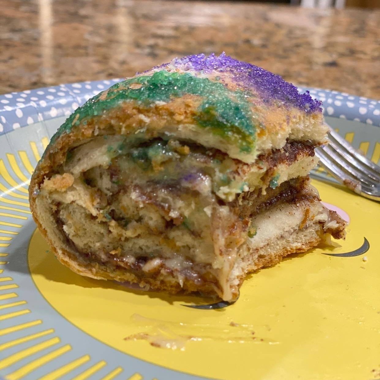 King Cake W/ Cream Cheese