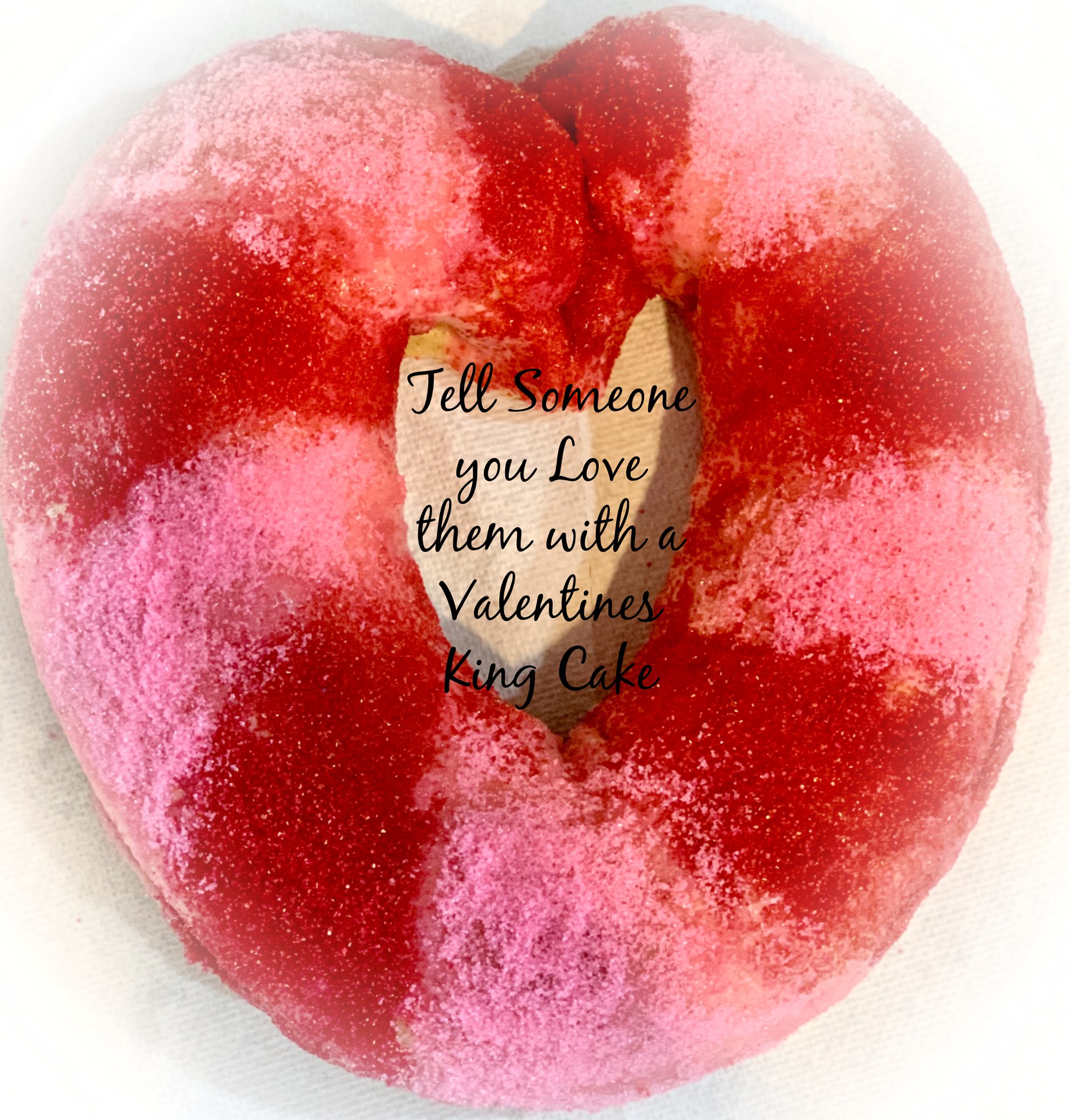 Valentines king cake 