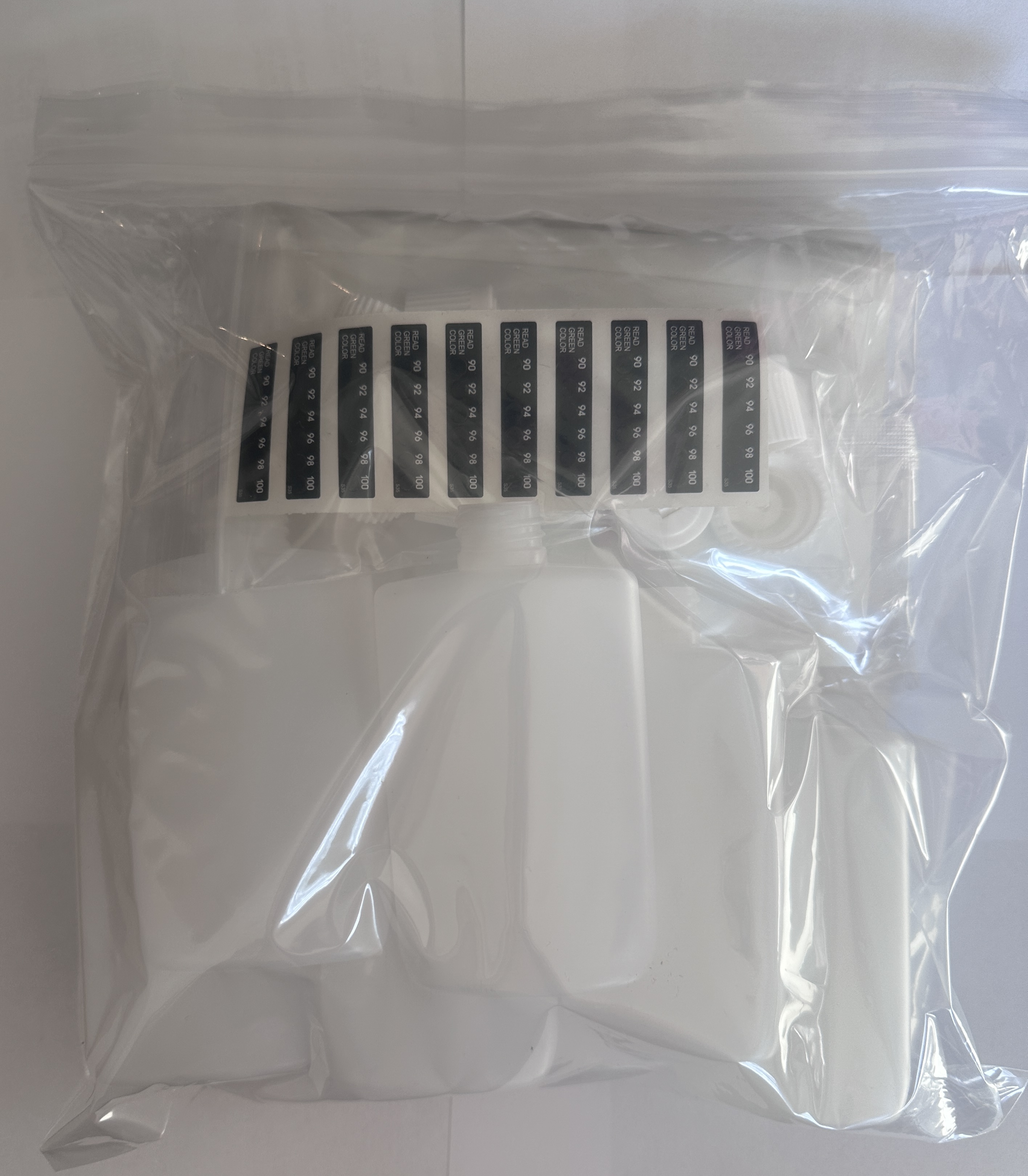 Plastic Sample Bottles Set