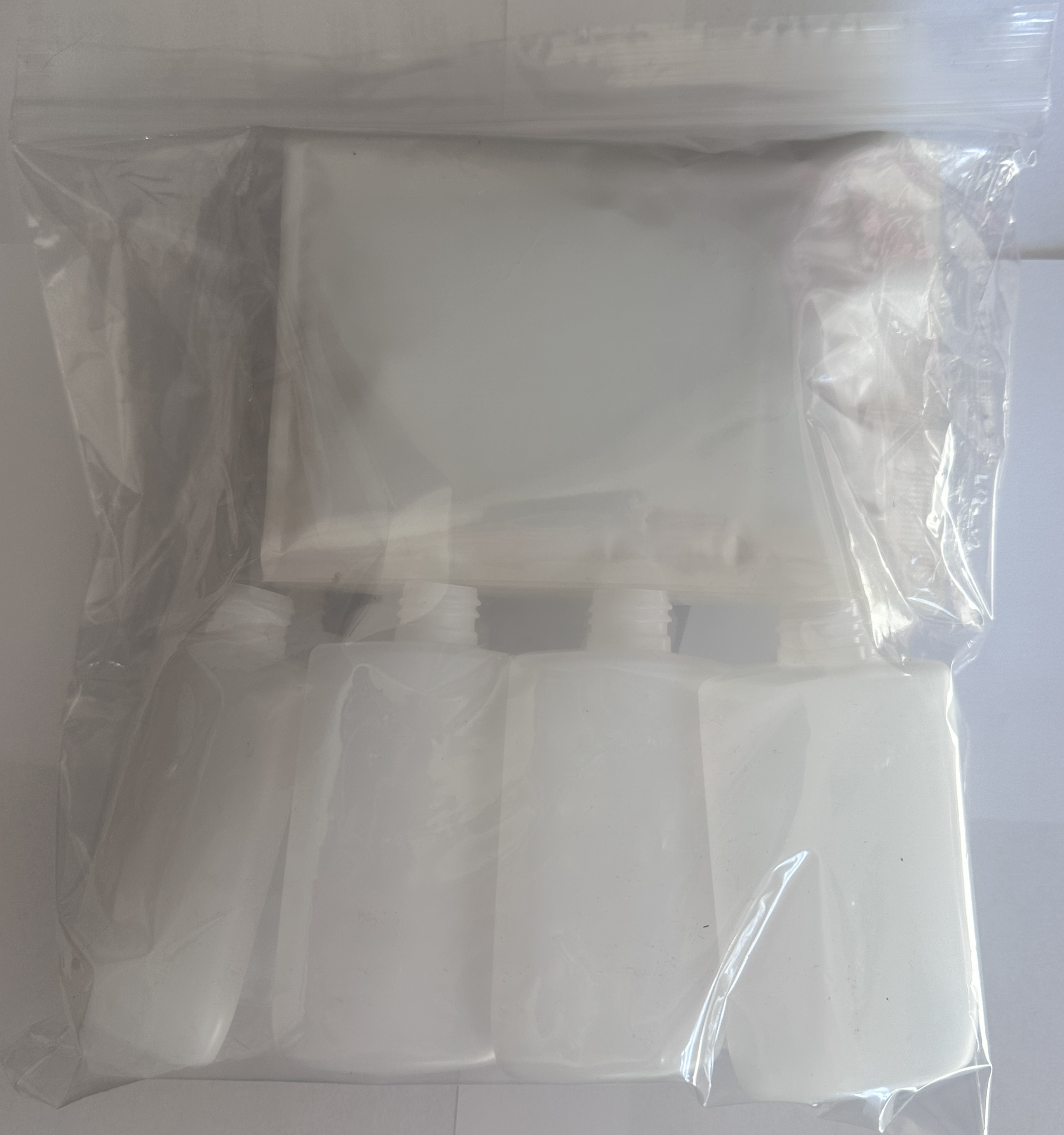 Plastic Sample Bottles Set