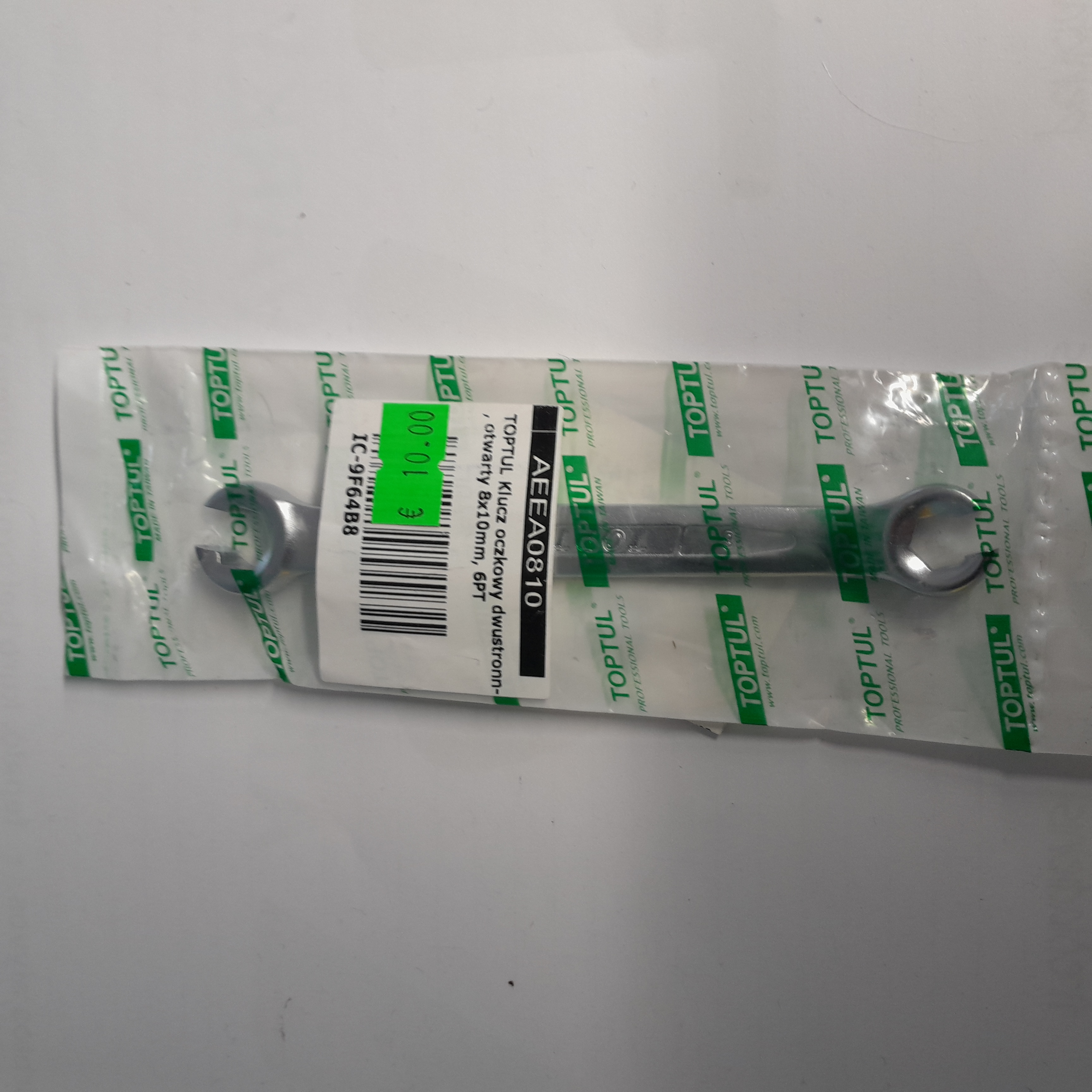 vamzdeliu raktas 8x10