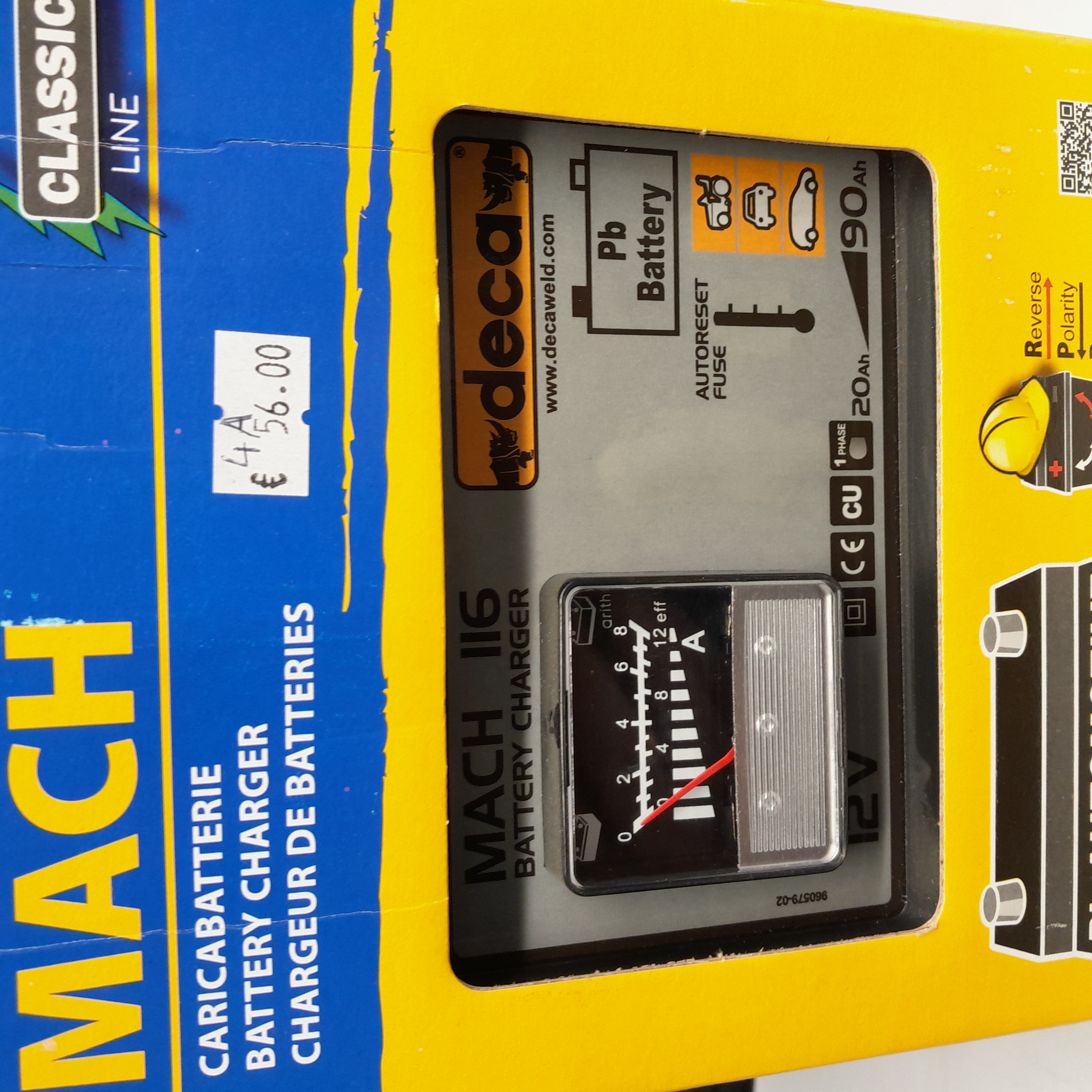 Akumuliatoriu pakrovejas 4A