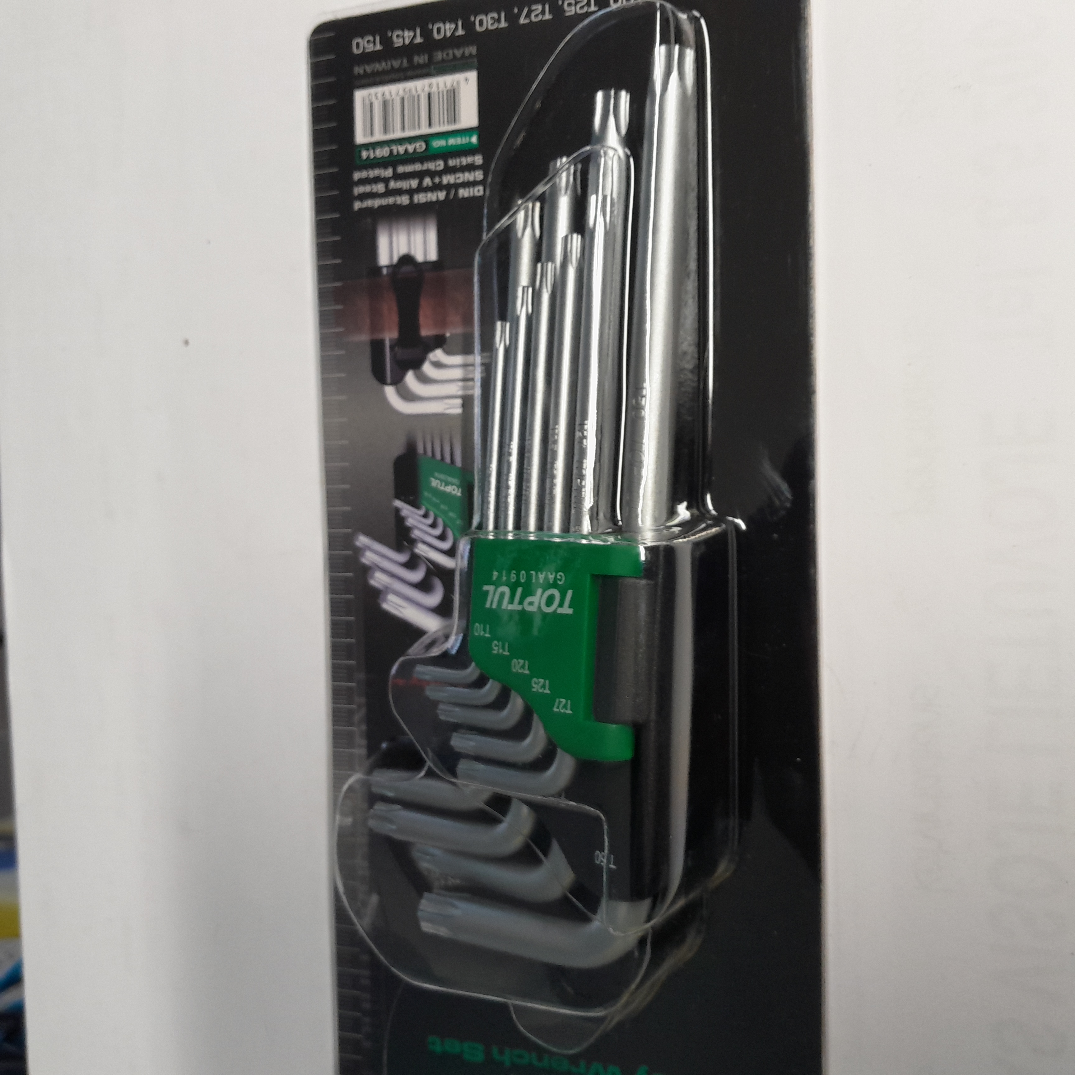 raktu komplektas torks T10 iki T50