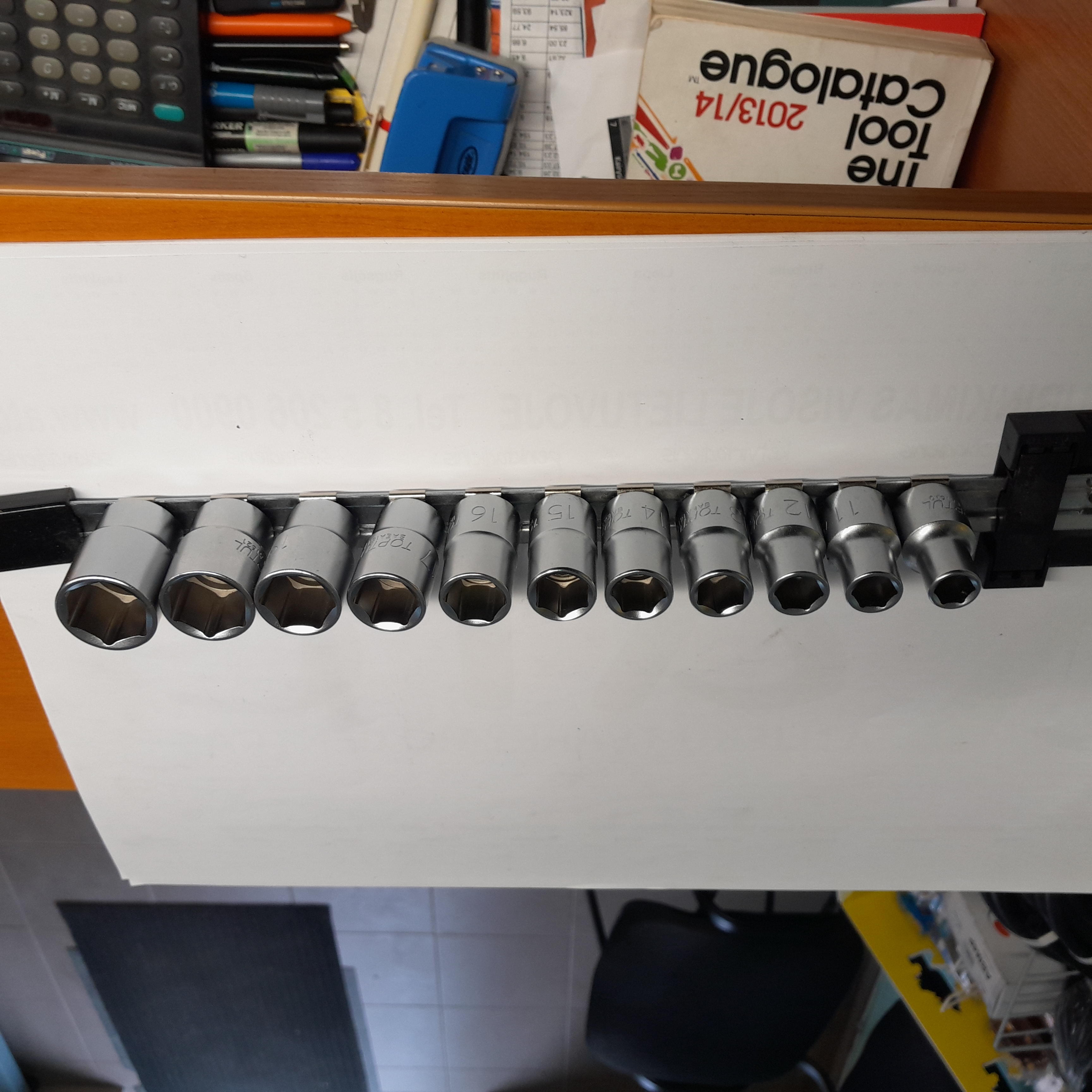 galvuciu komplektas 11 vnt kvadratas 1/2 no10-22