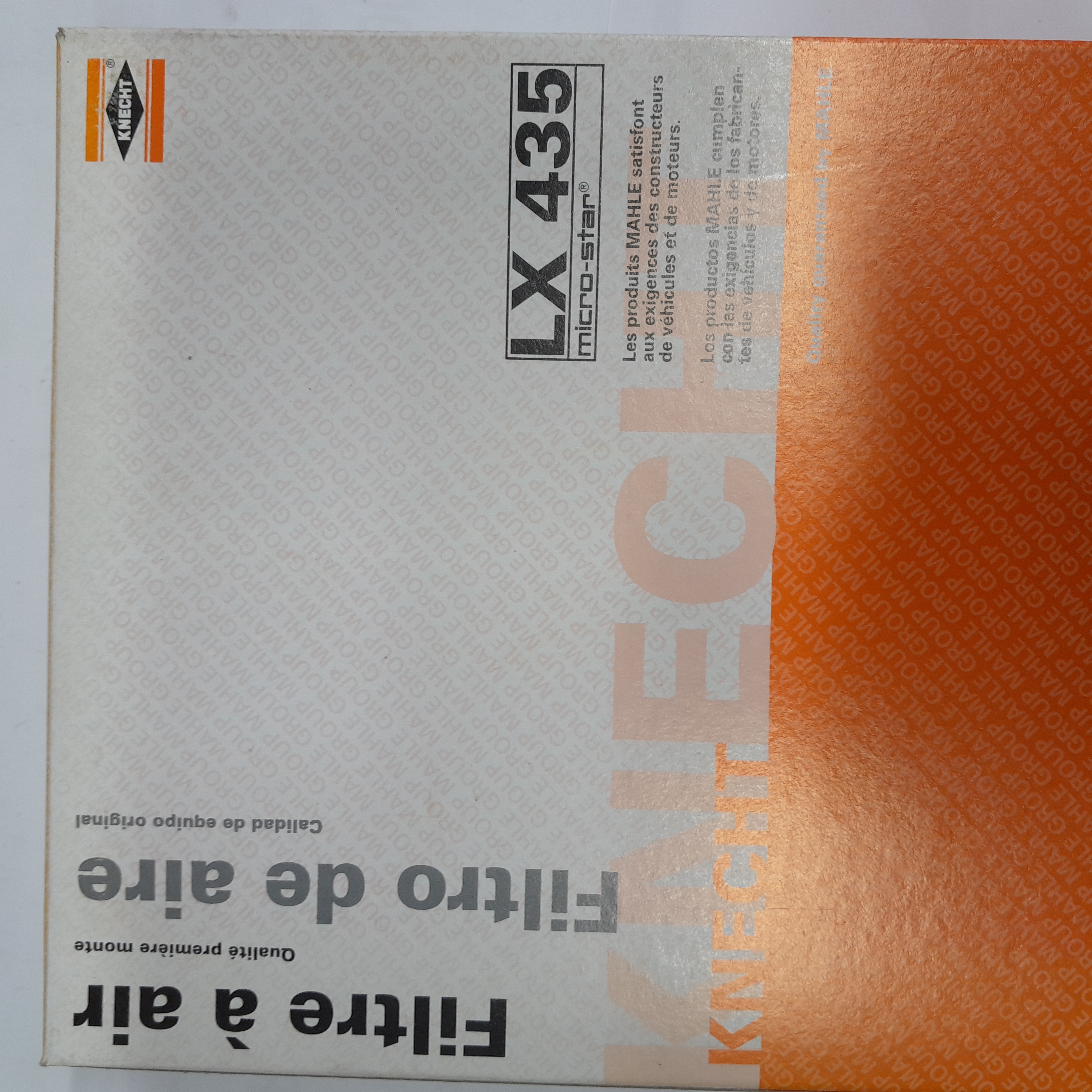  lx 435 Oro filtras Knecht