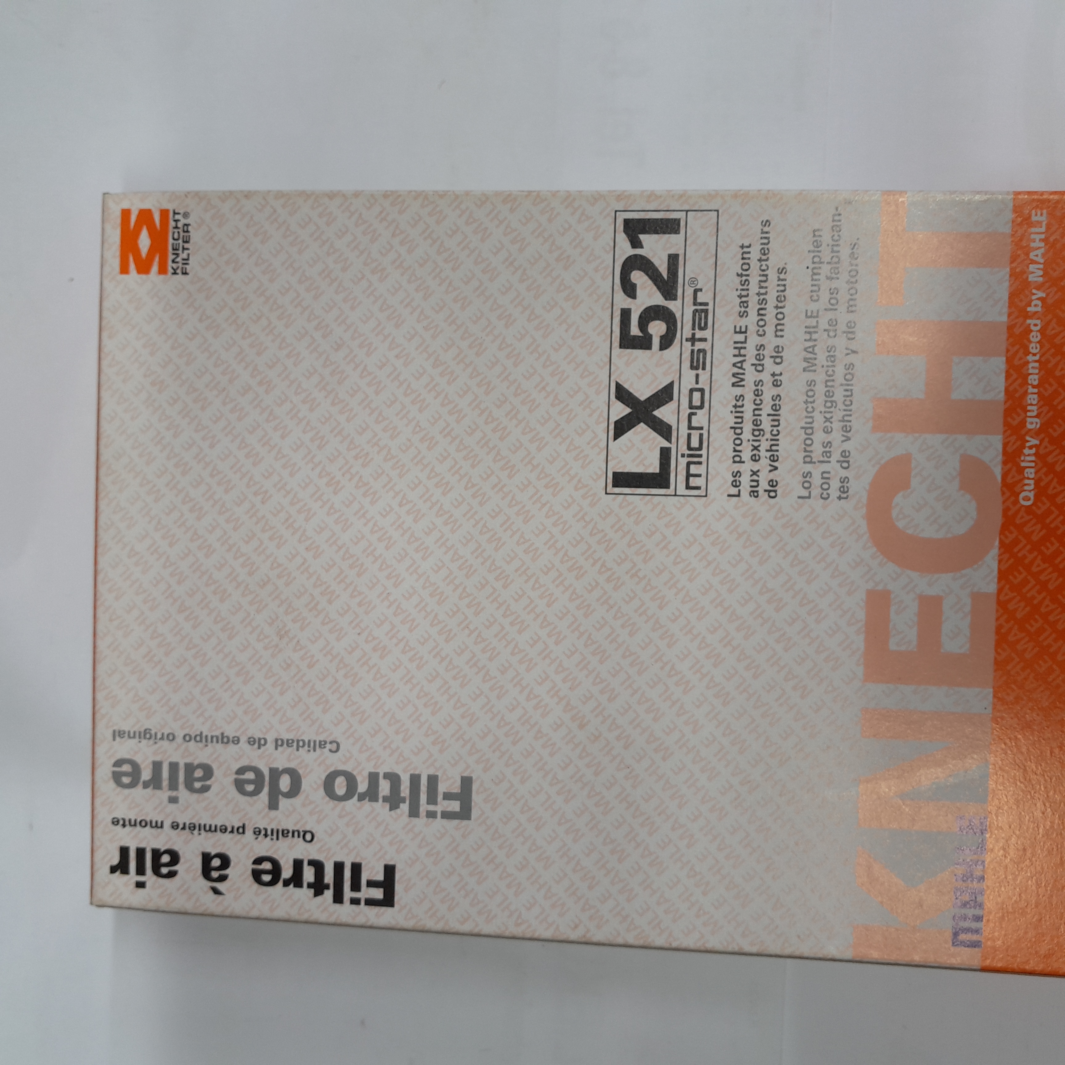 LX 521 Oro filtras Knecht