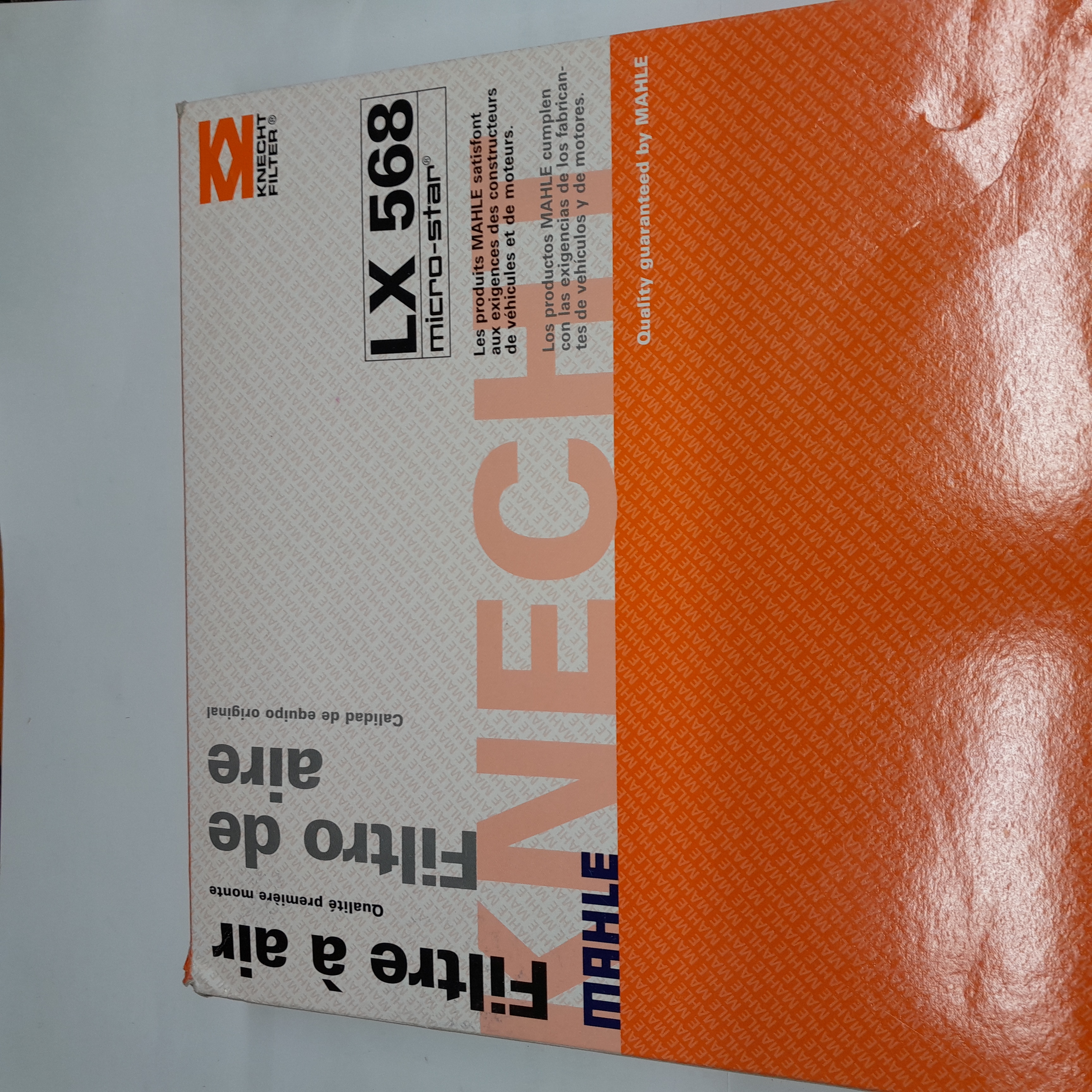LX 568 oro filtras Knecht