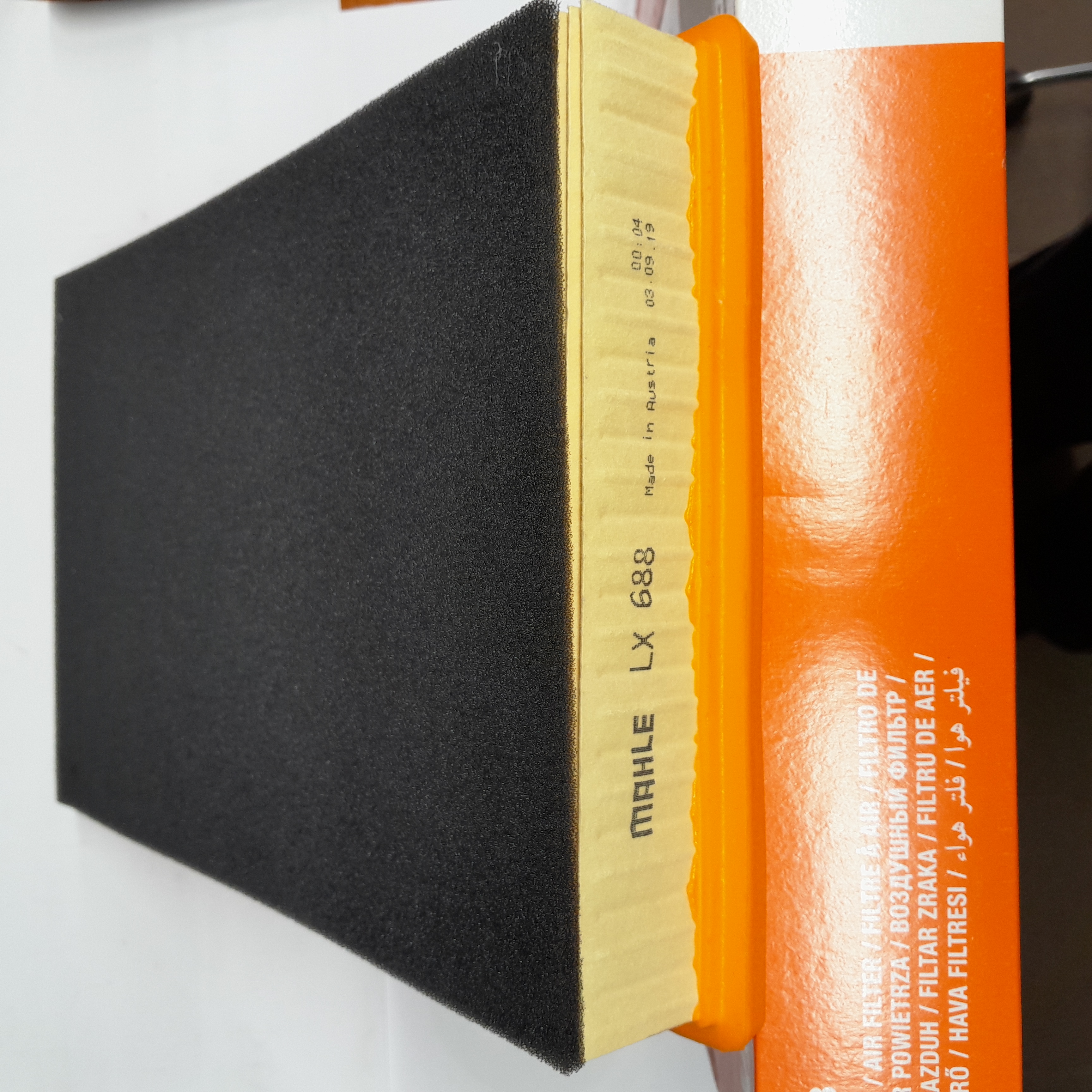  LX 688 Oro filtras  Mahle