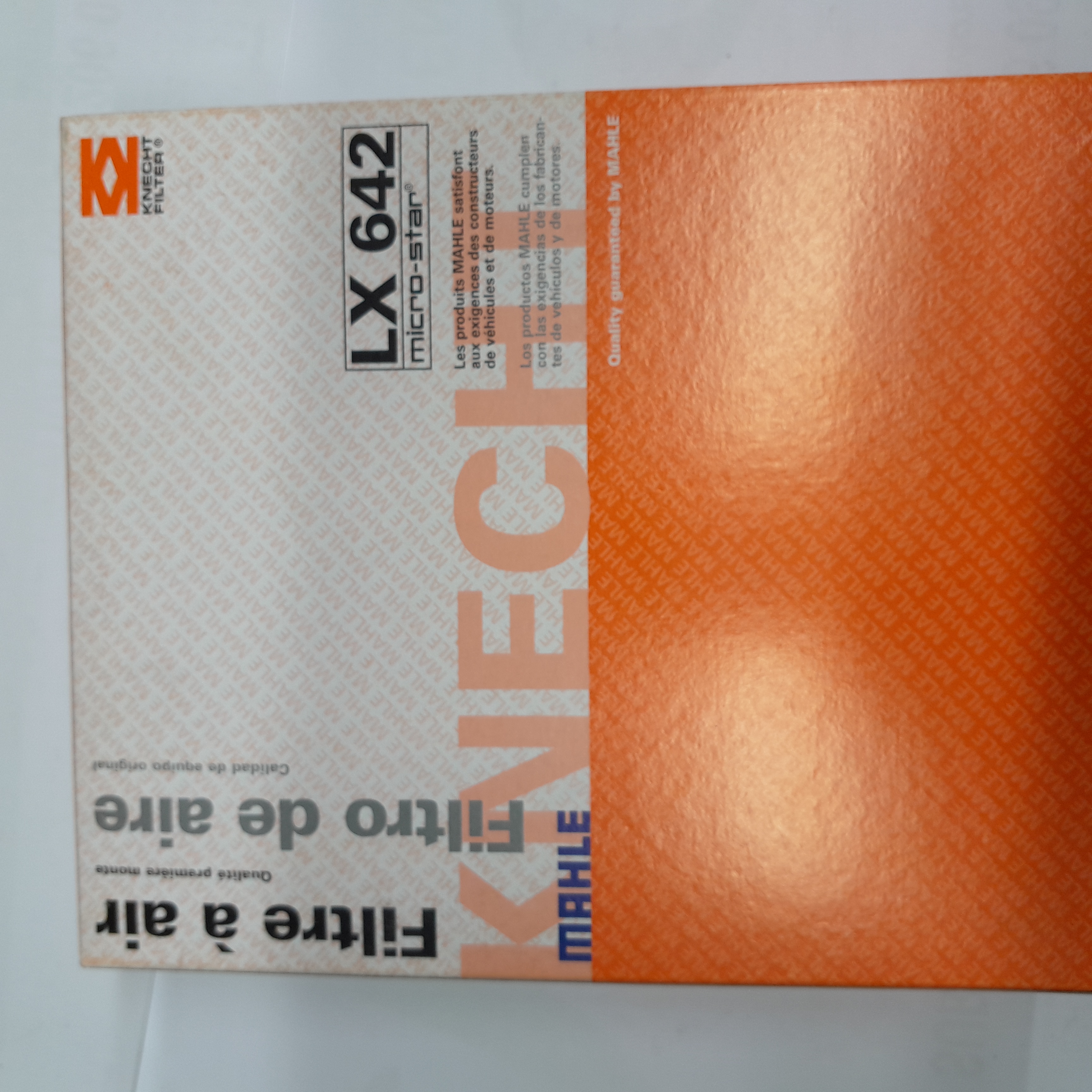  LX 642 Oro filtras Mahle