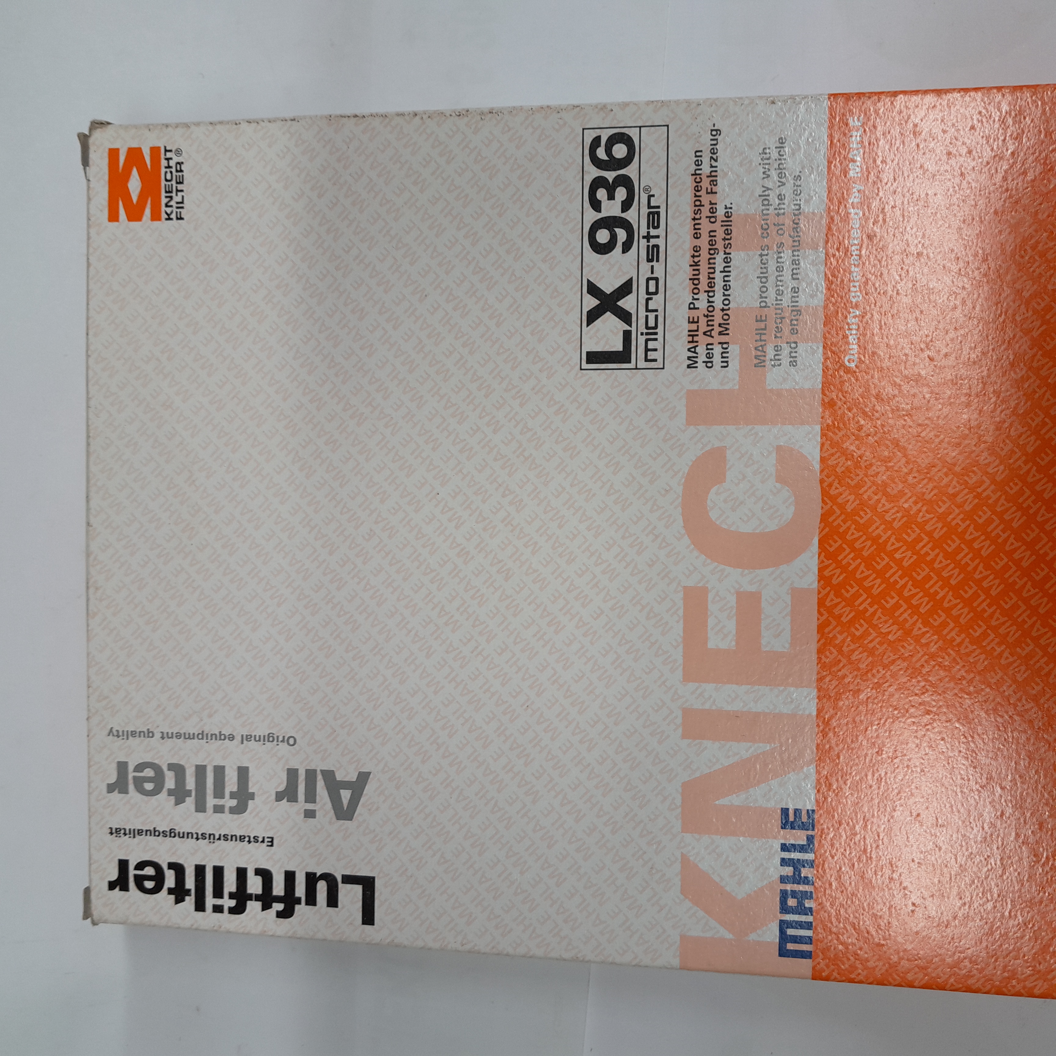 LX 936 Oro filtras Knecht