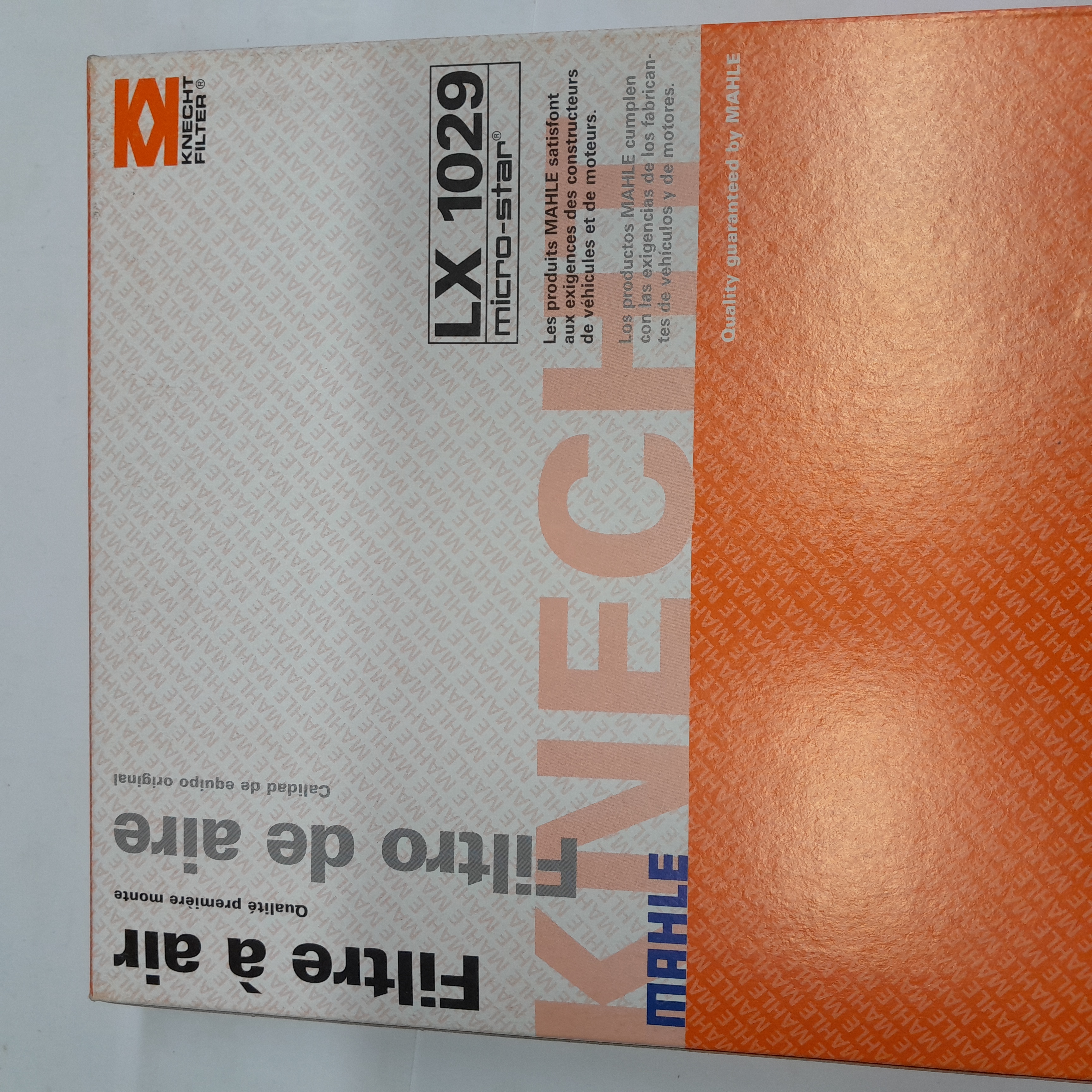 LX 1029 Oro filtras Knecht 