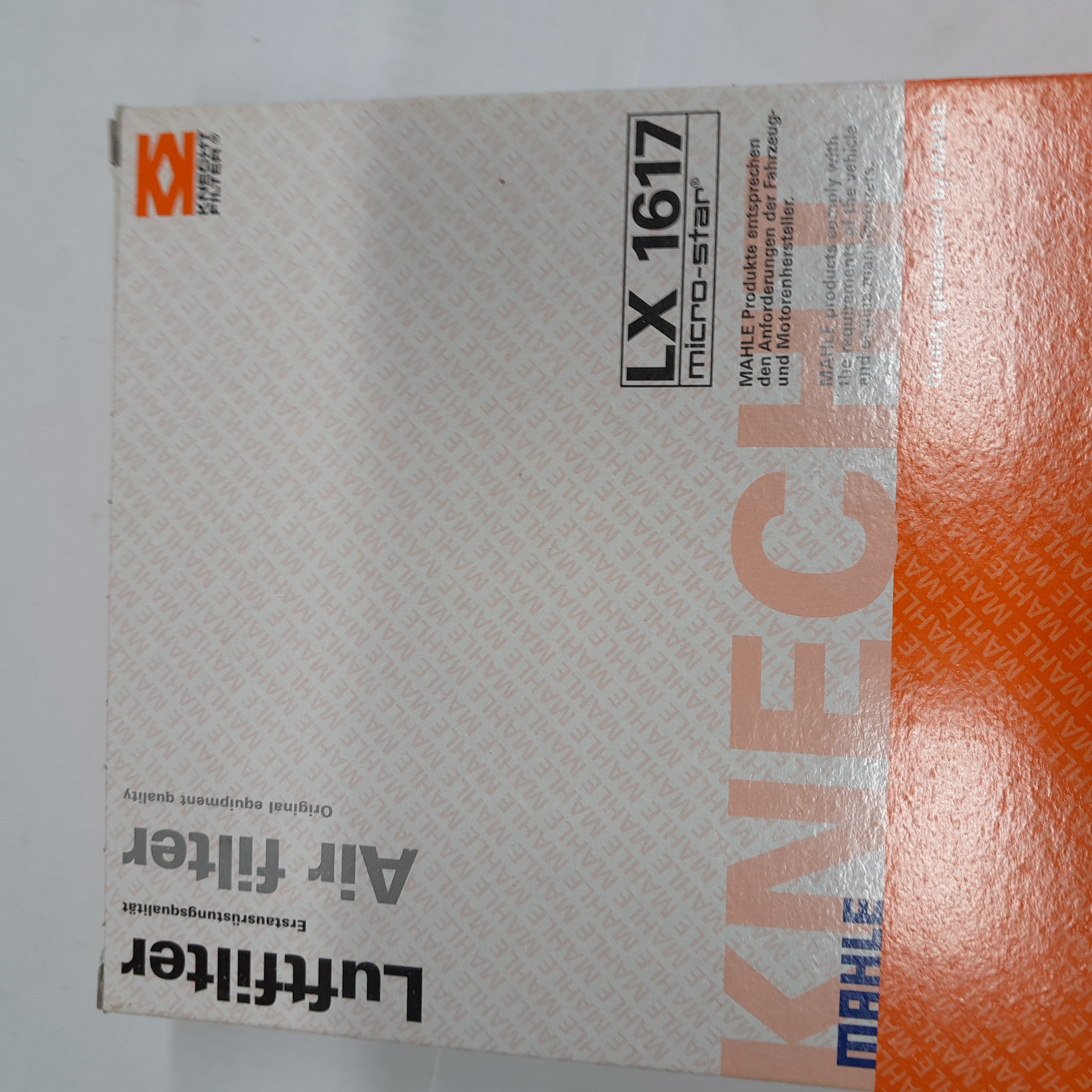 LX 1617 oro filtras Knecht