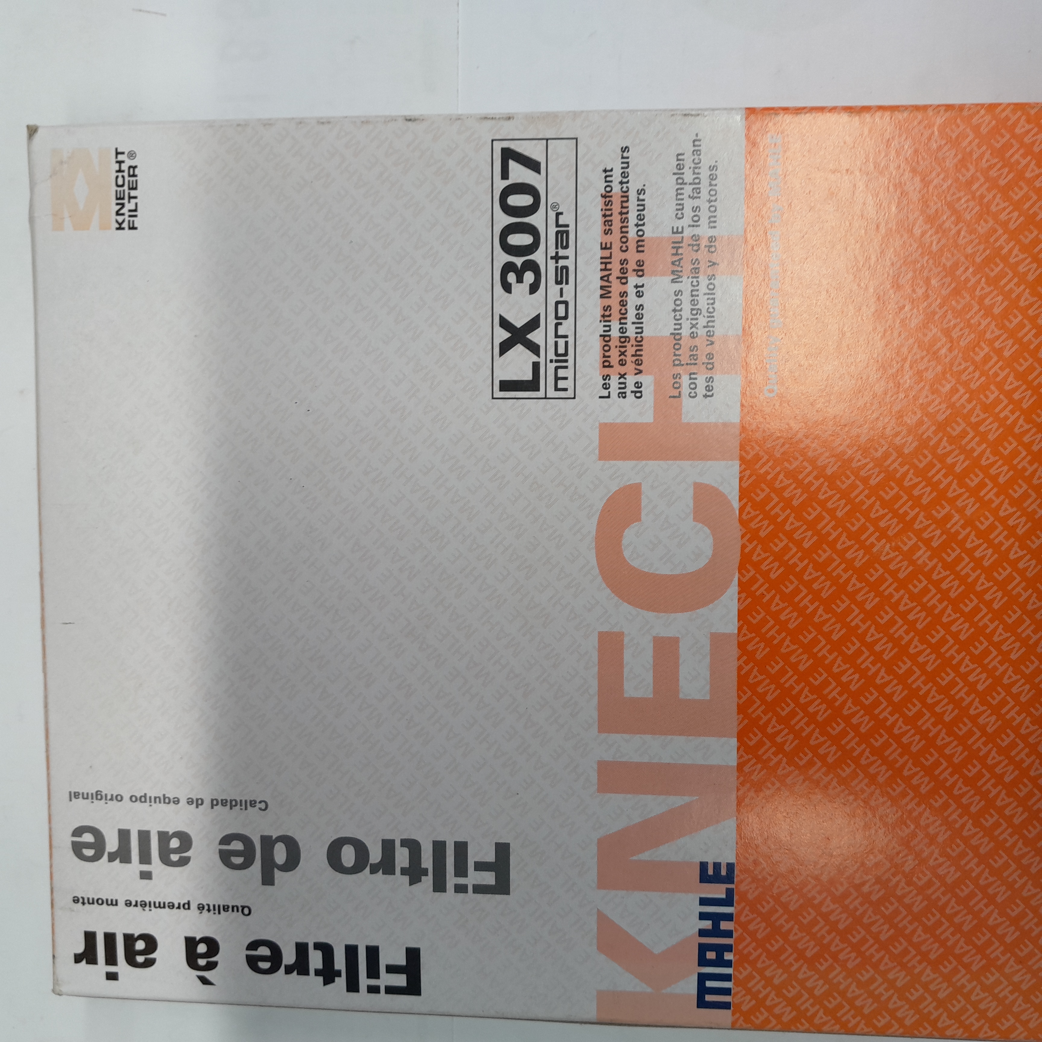  LX 3007 Oro filtras Knecht