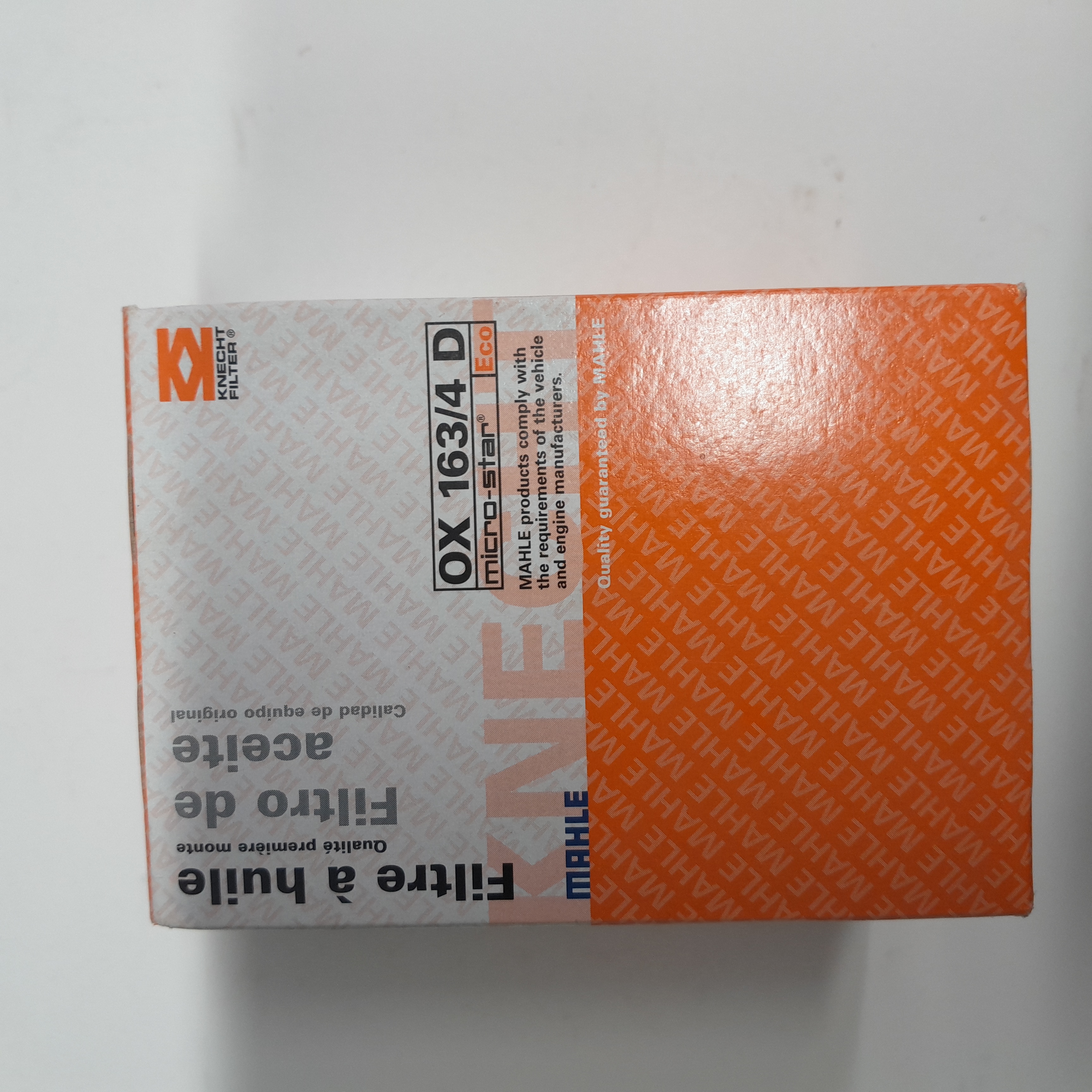 OX 163/4 D alyvos filtras