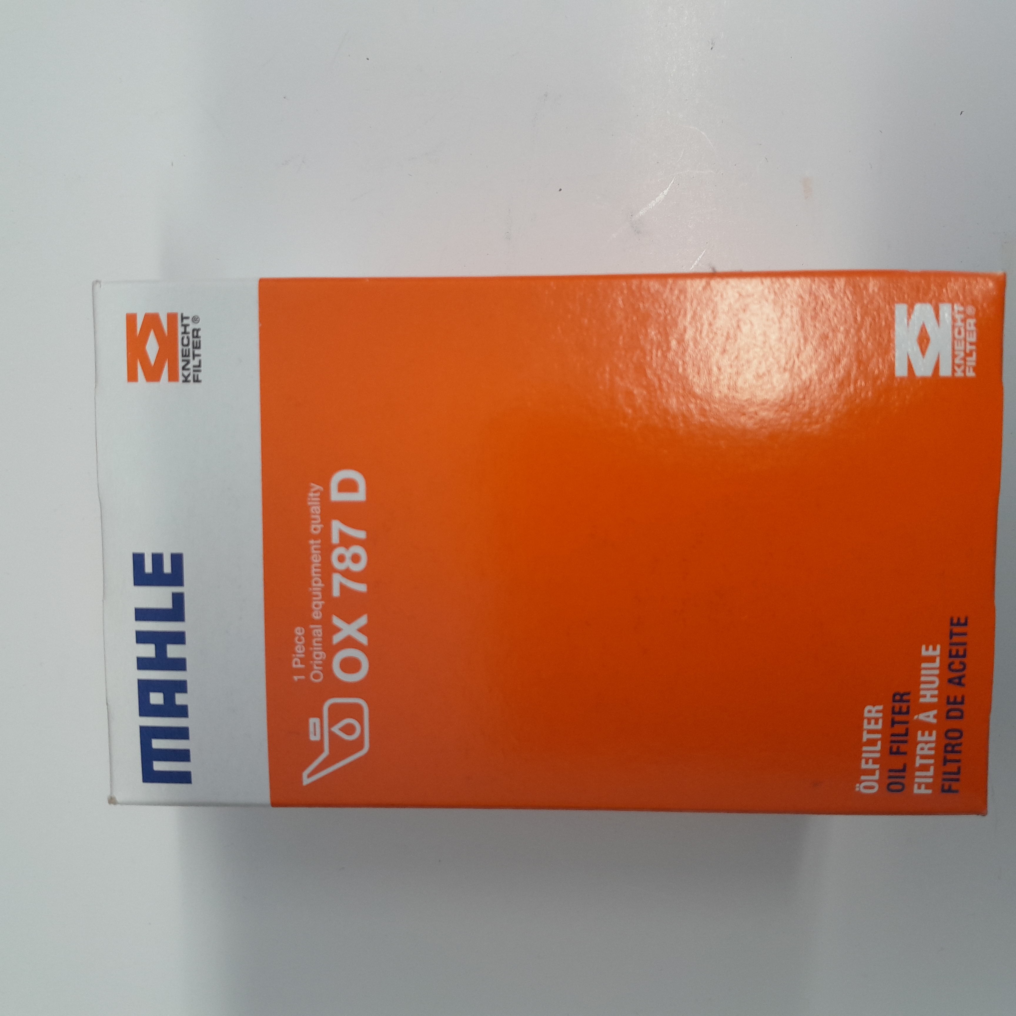 MAHLE OX 787D alyvos filtras