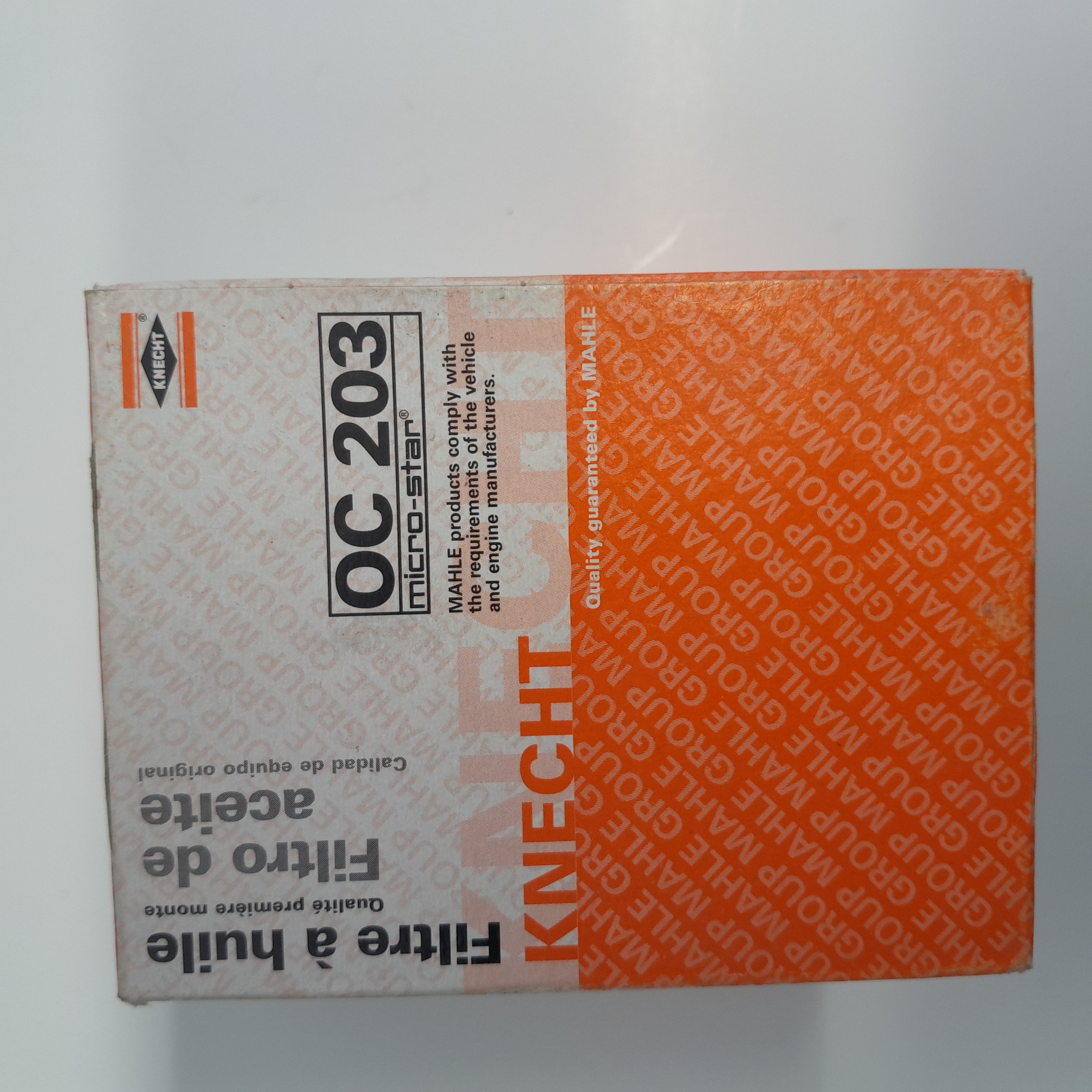 KNECHT OC 203 alyvos filtras