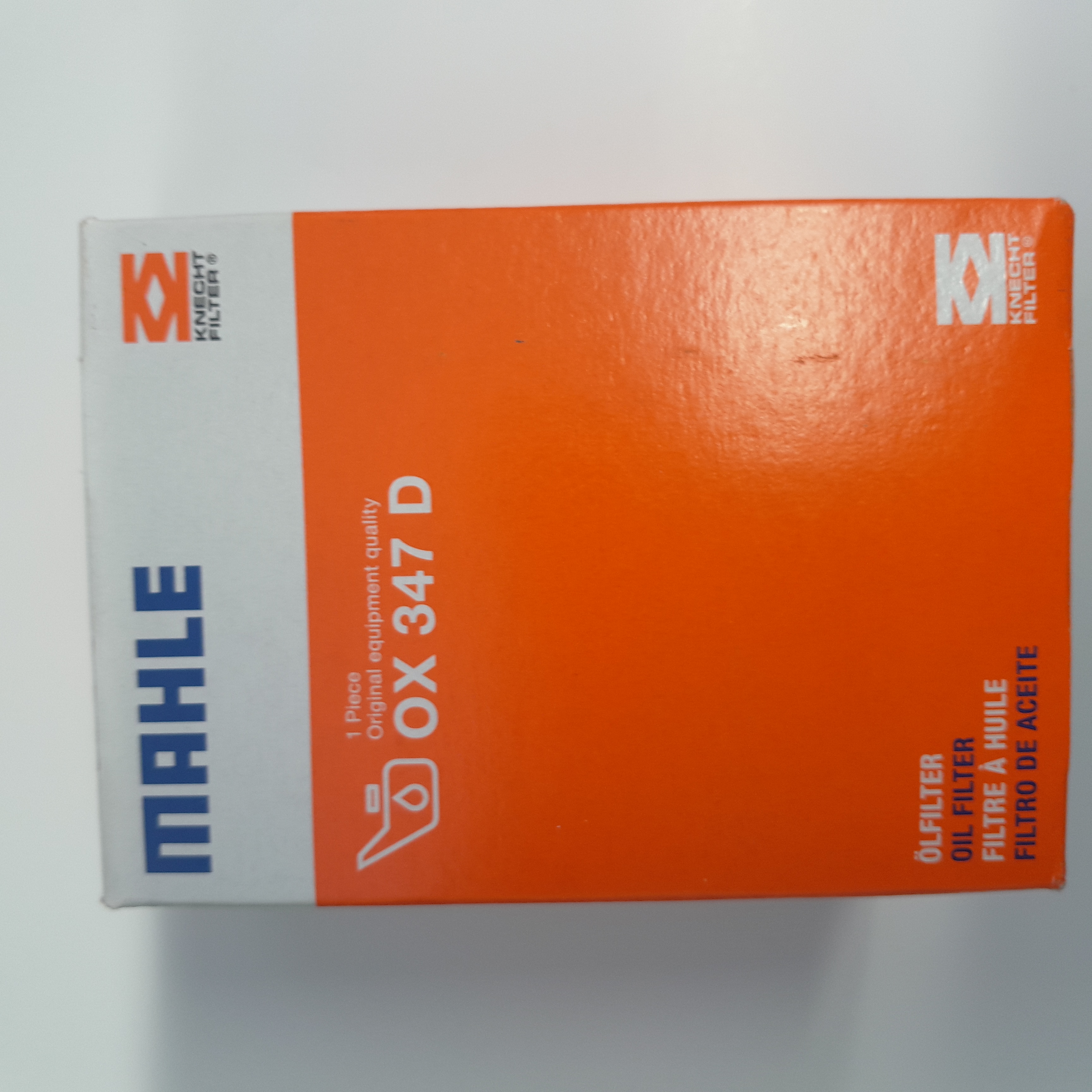 MAHLE OX 347 D alyvos filtras