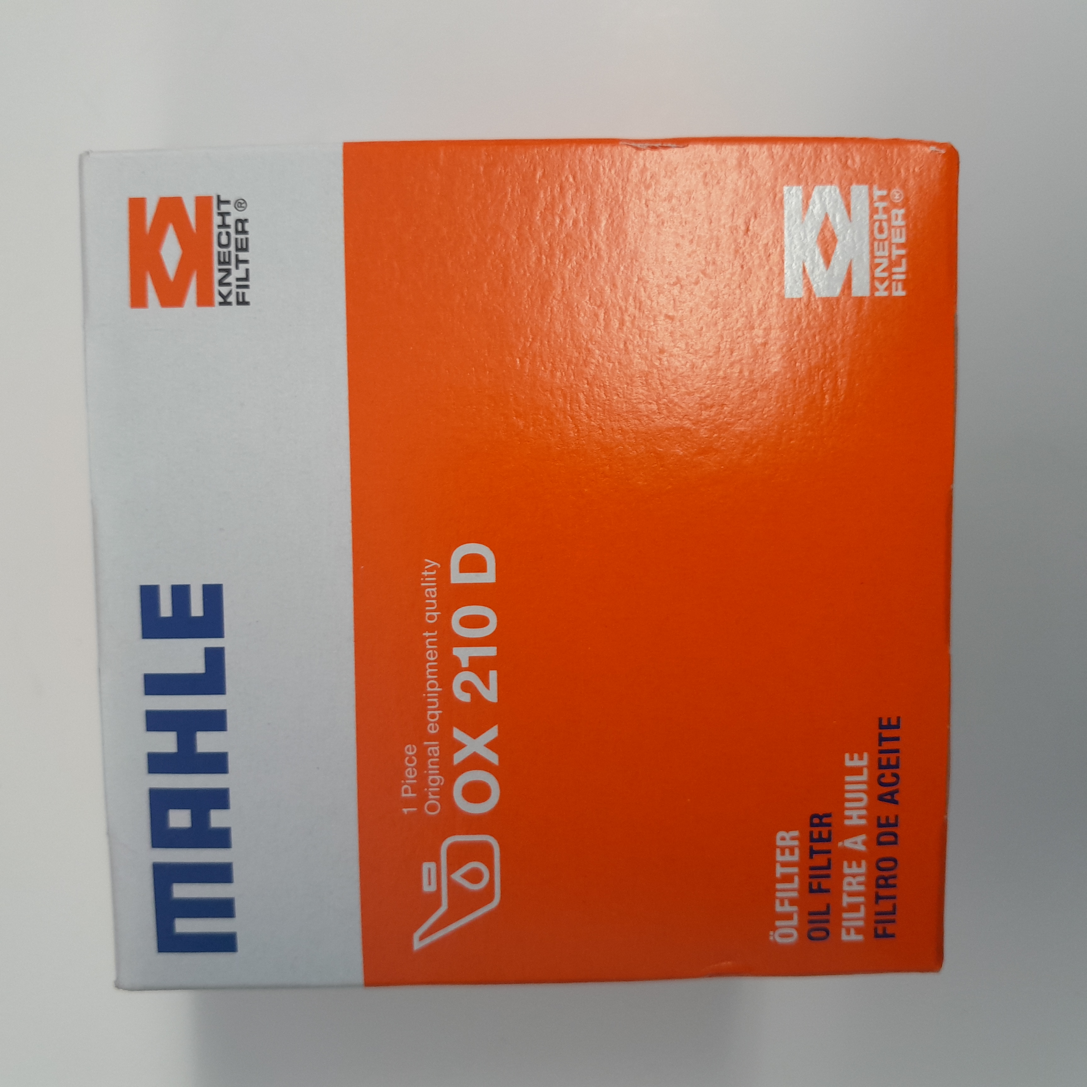 MAHLE OX 210 D alyvos filtras