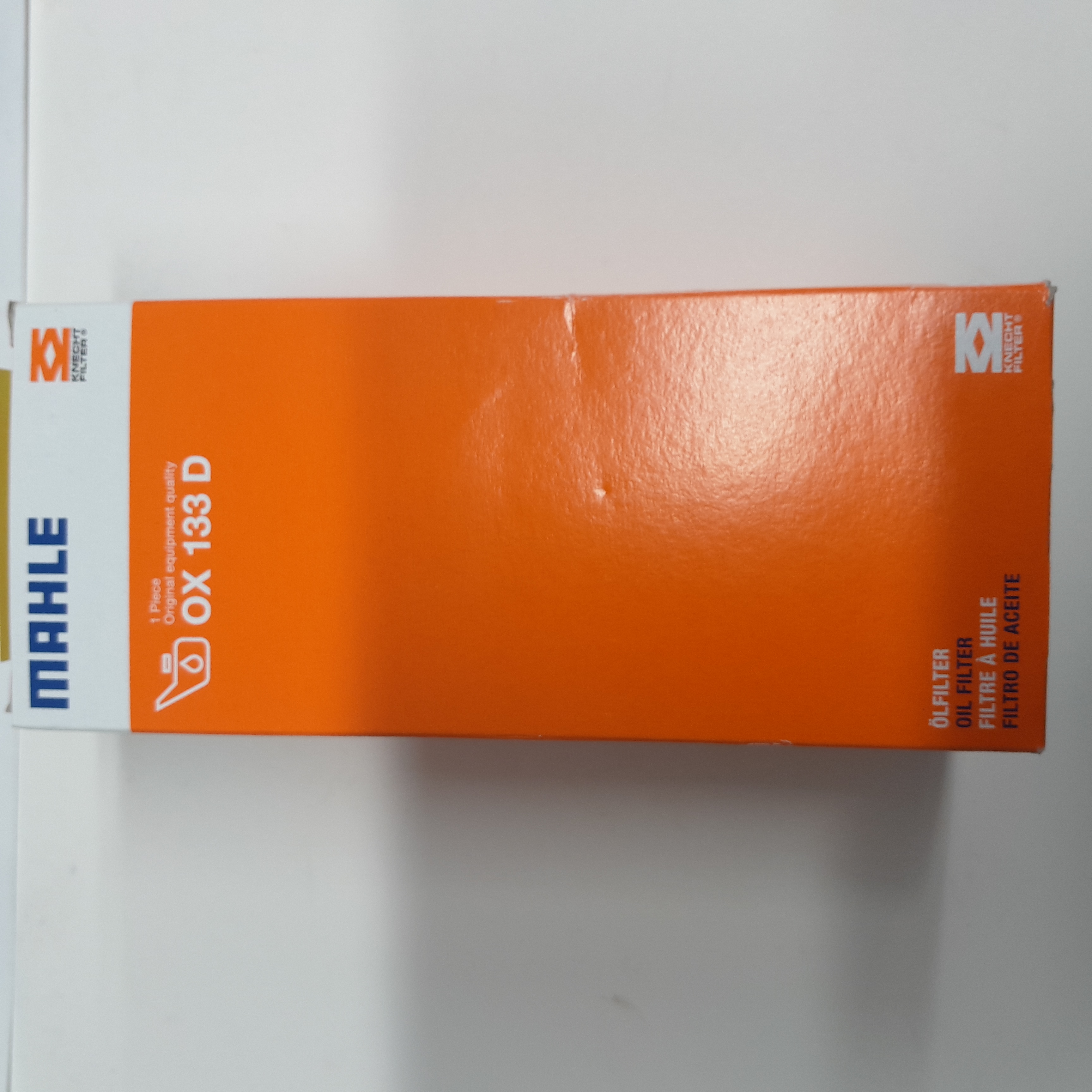 MAHLE OX 133D alyvos filtras