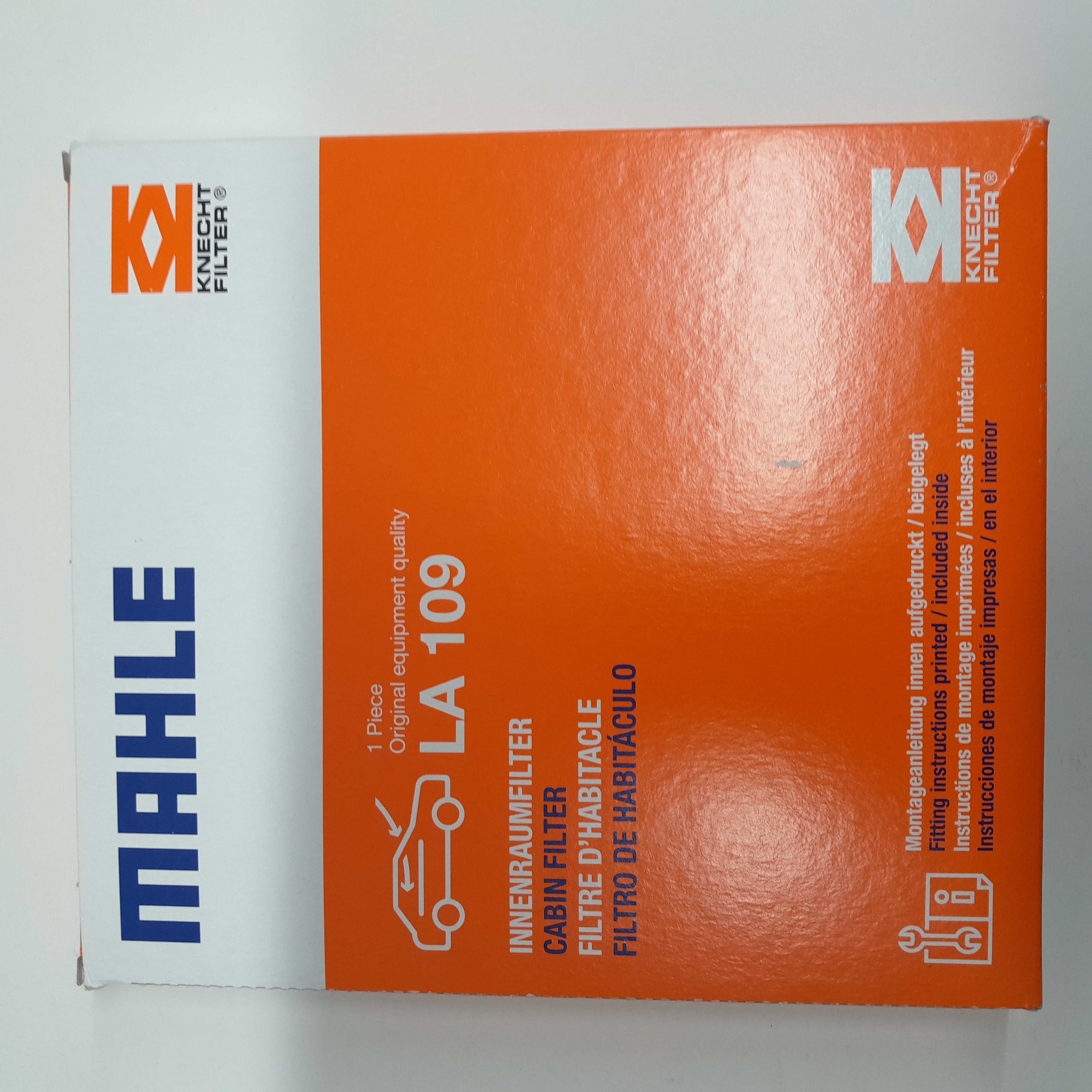 Kabinos filtras MAHLE LA 109