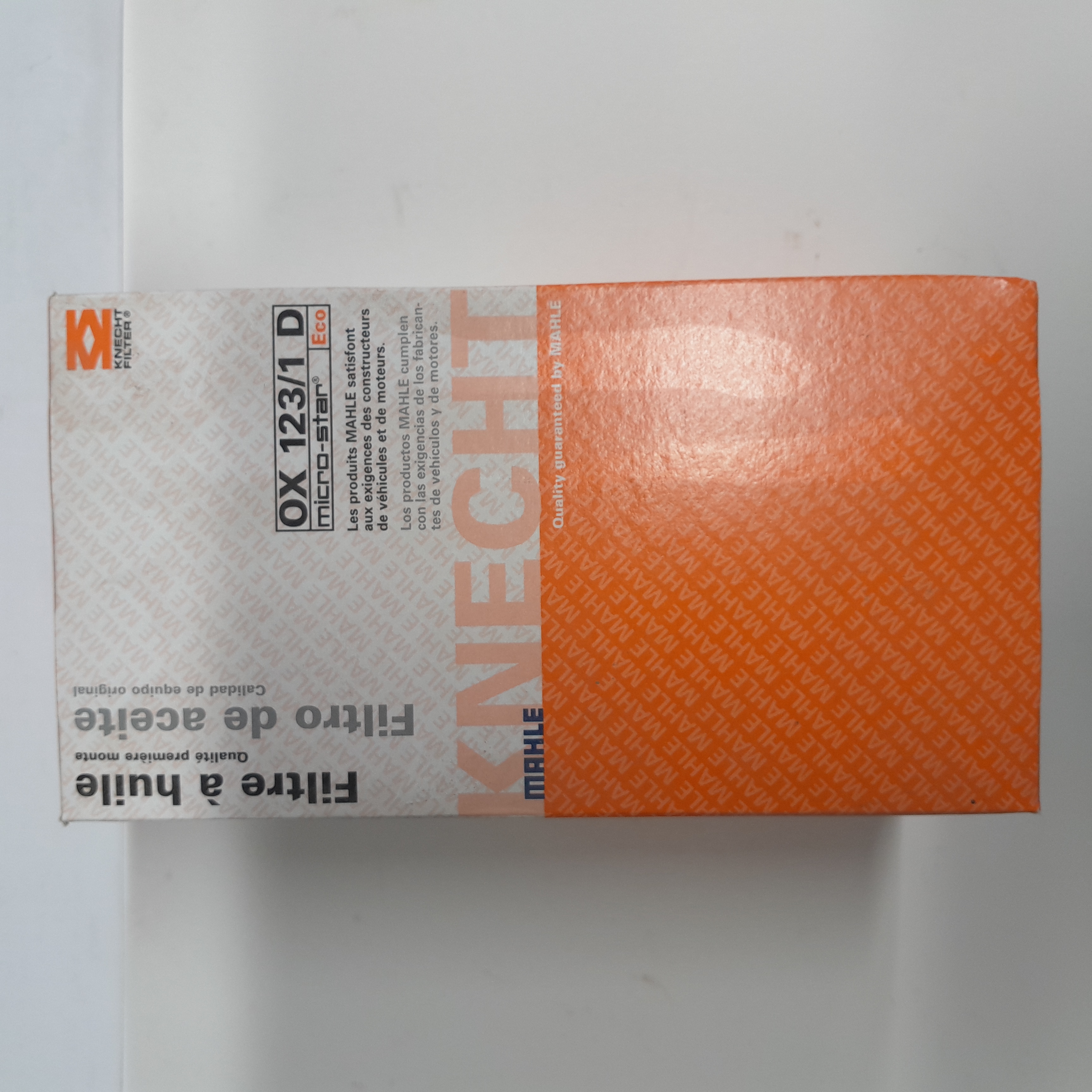 KNECHT OX 123/1D alyvos filtras