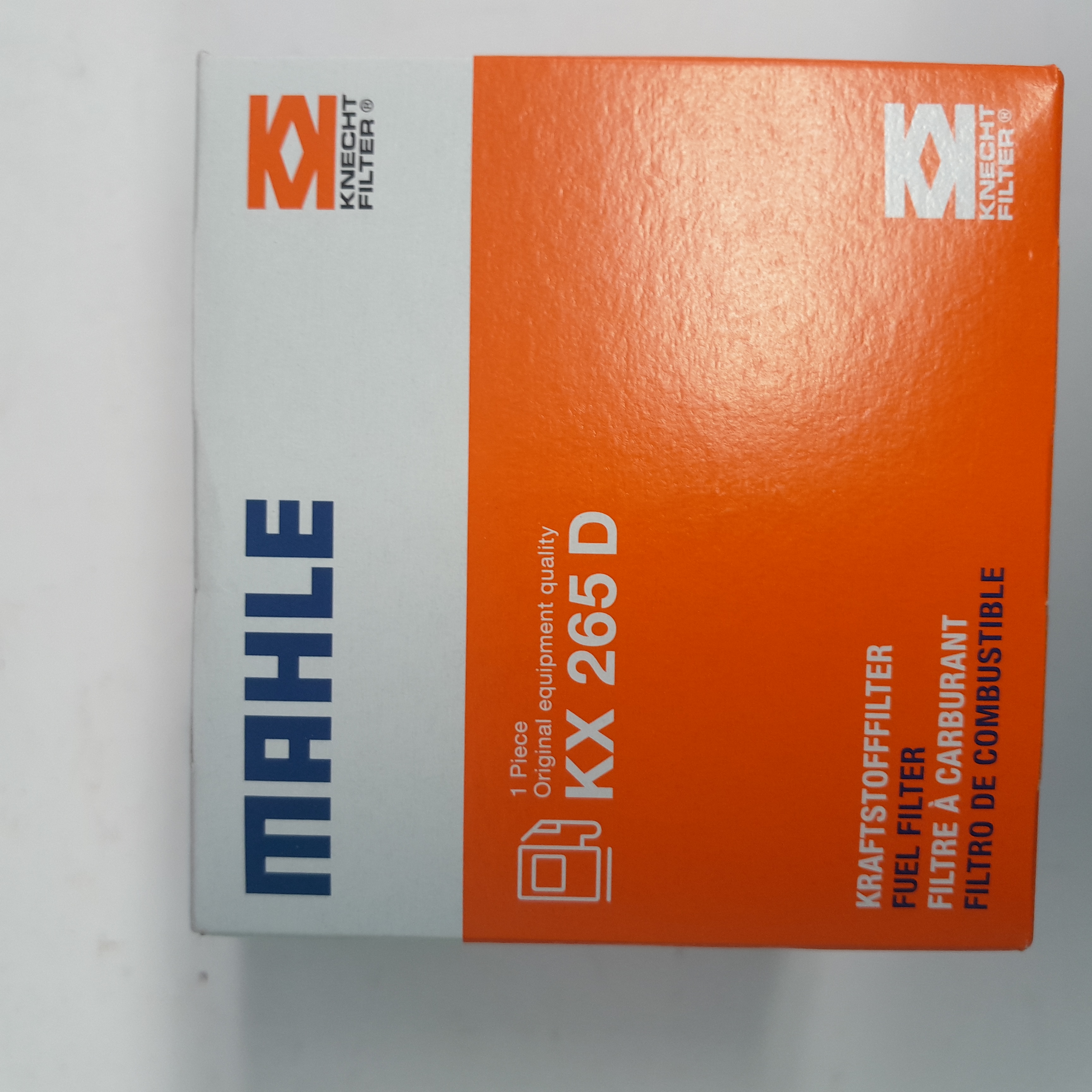 Kuro filtras MAHLE KX 265 D