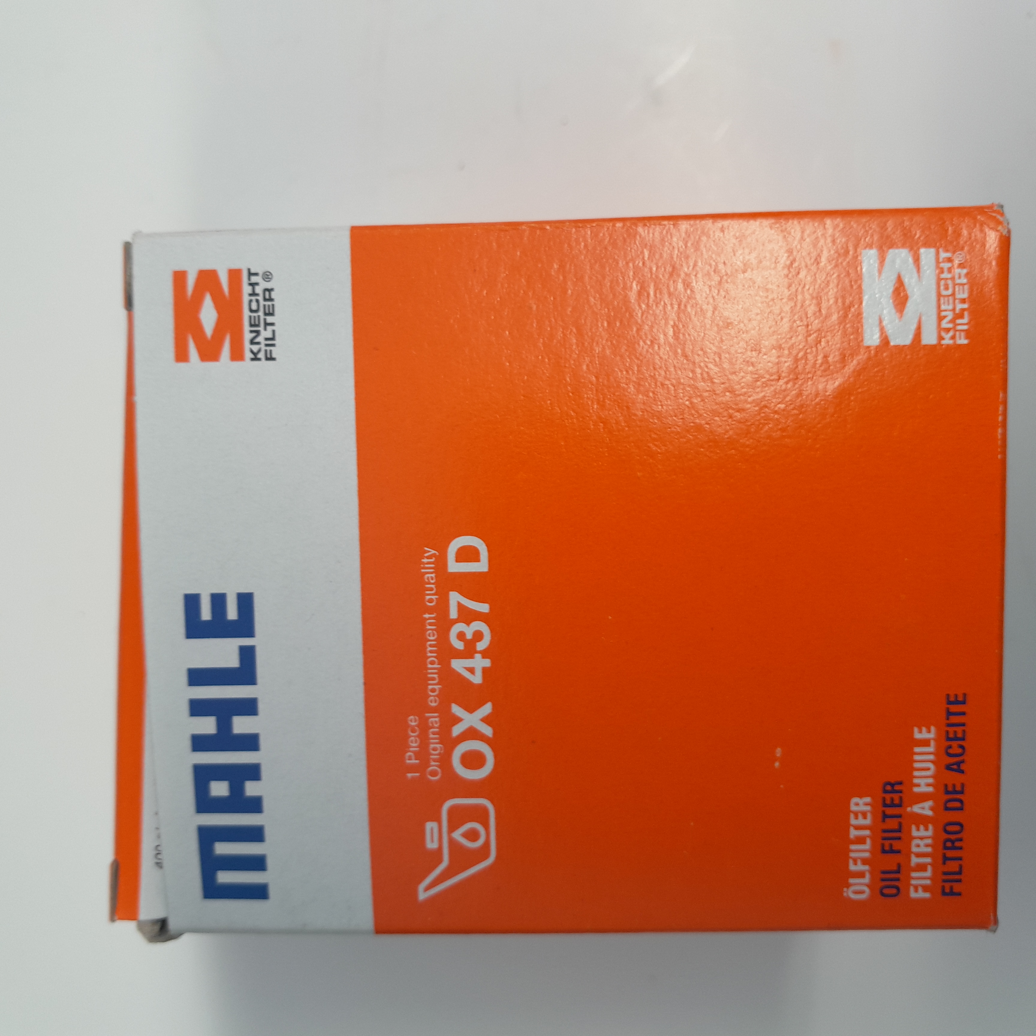 MAHLE OX 437D alyvos filtras